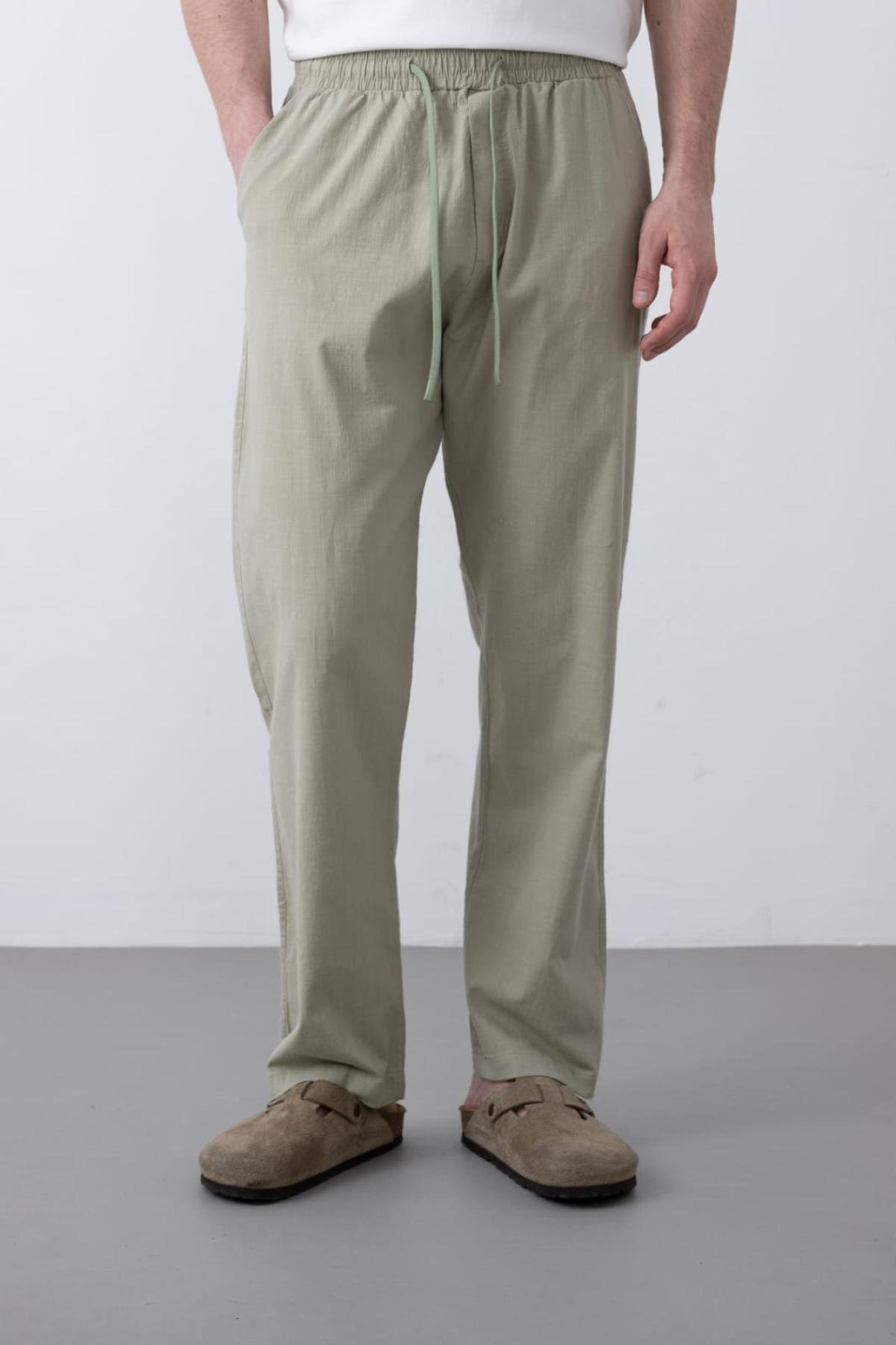 Wholesale Men Pastel Mint Pants 738319