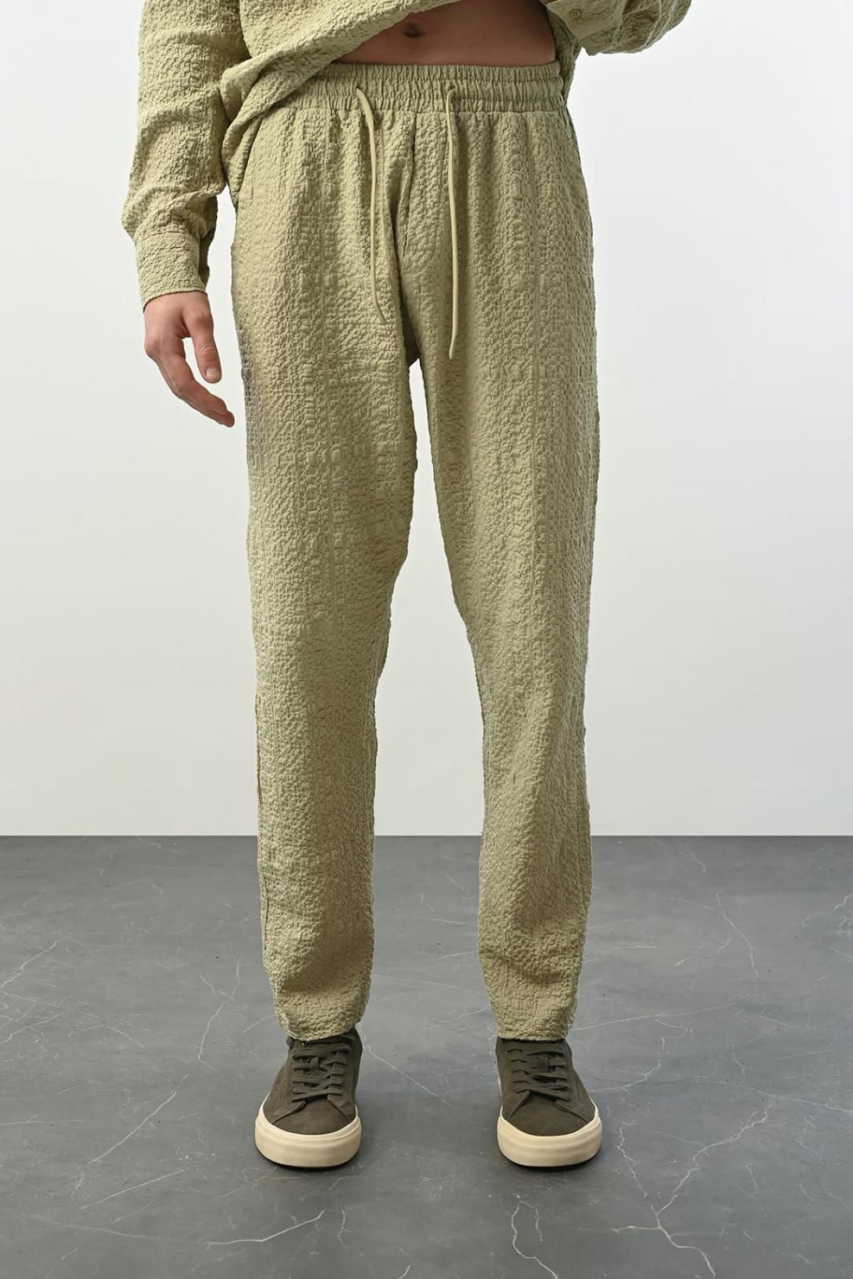 Wholesale Men Pastel Mint Pants 738984