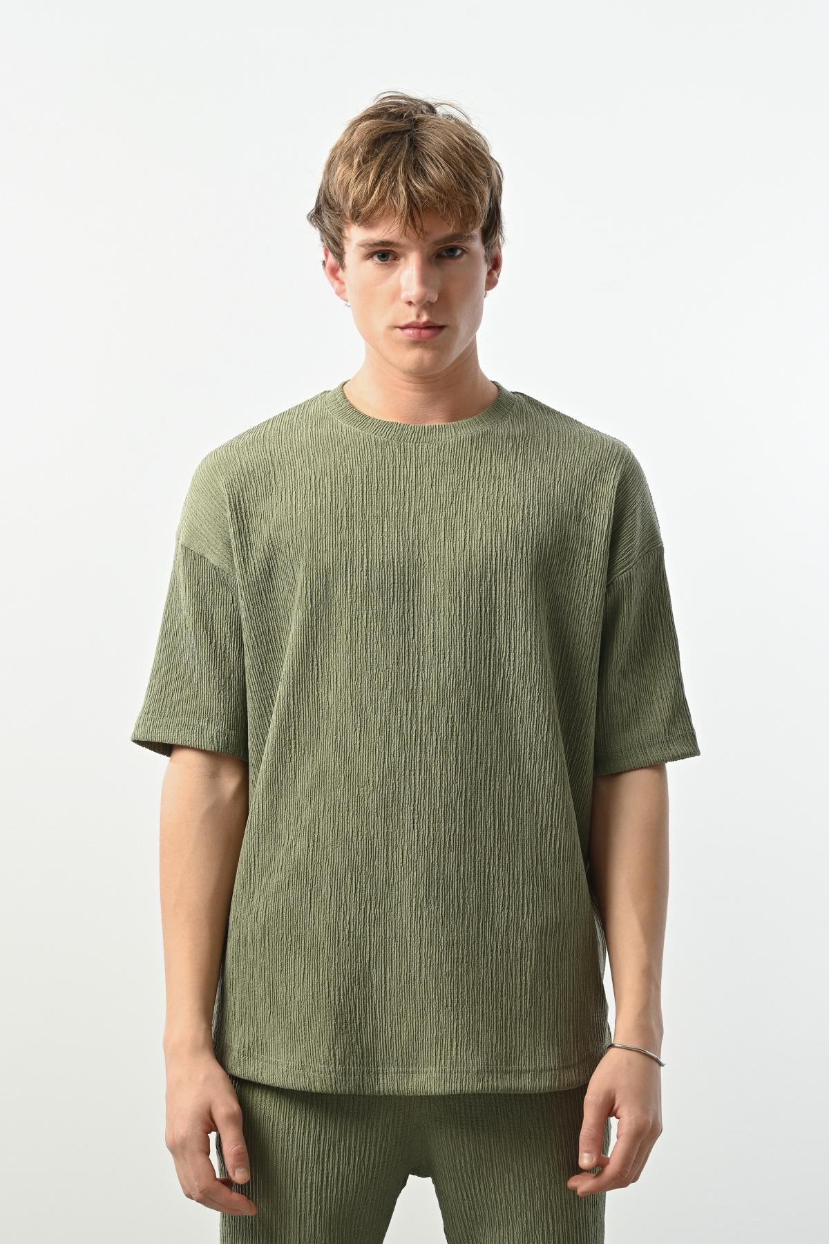 Wholesale Men Pastel Mint T-shirt 721429