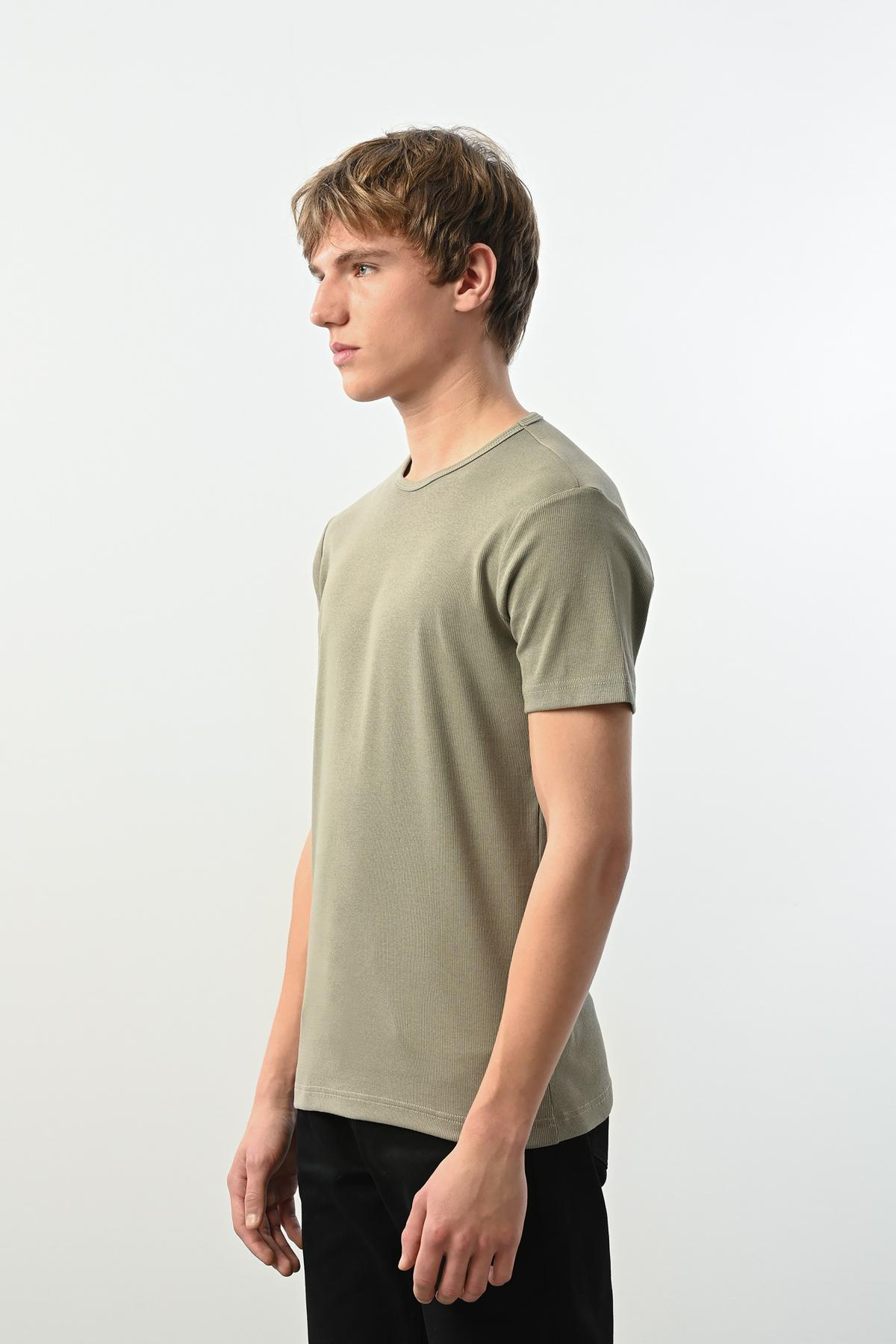 Wholesale Men Pastel Mint T-shirt 721372