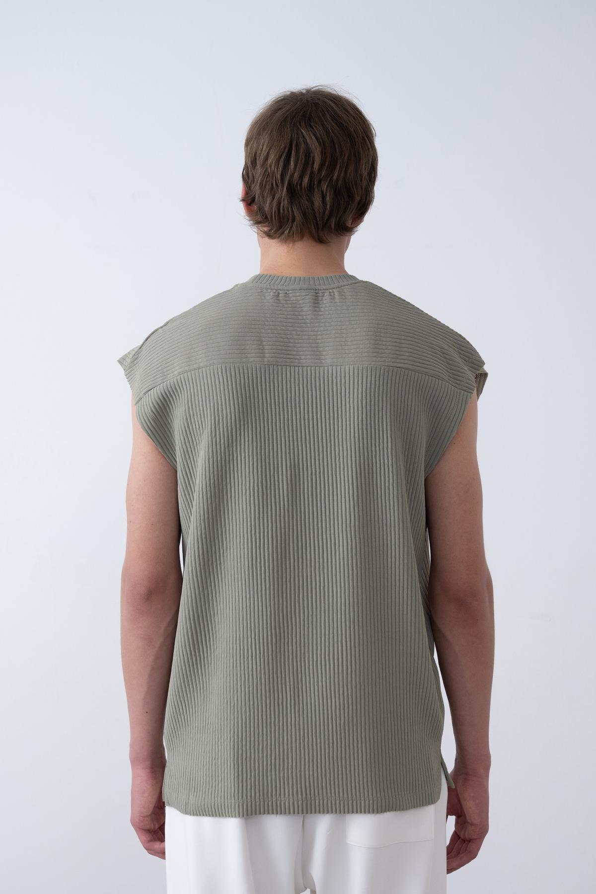Wholesale Men Pastel Mint T-shirt 721349