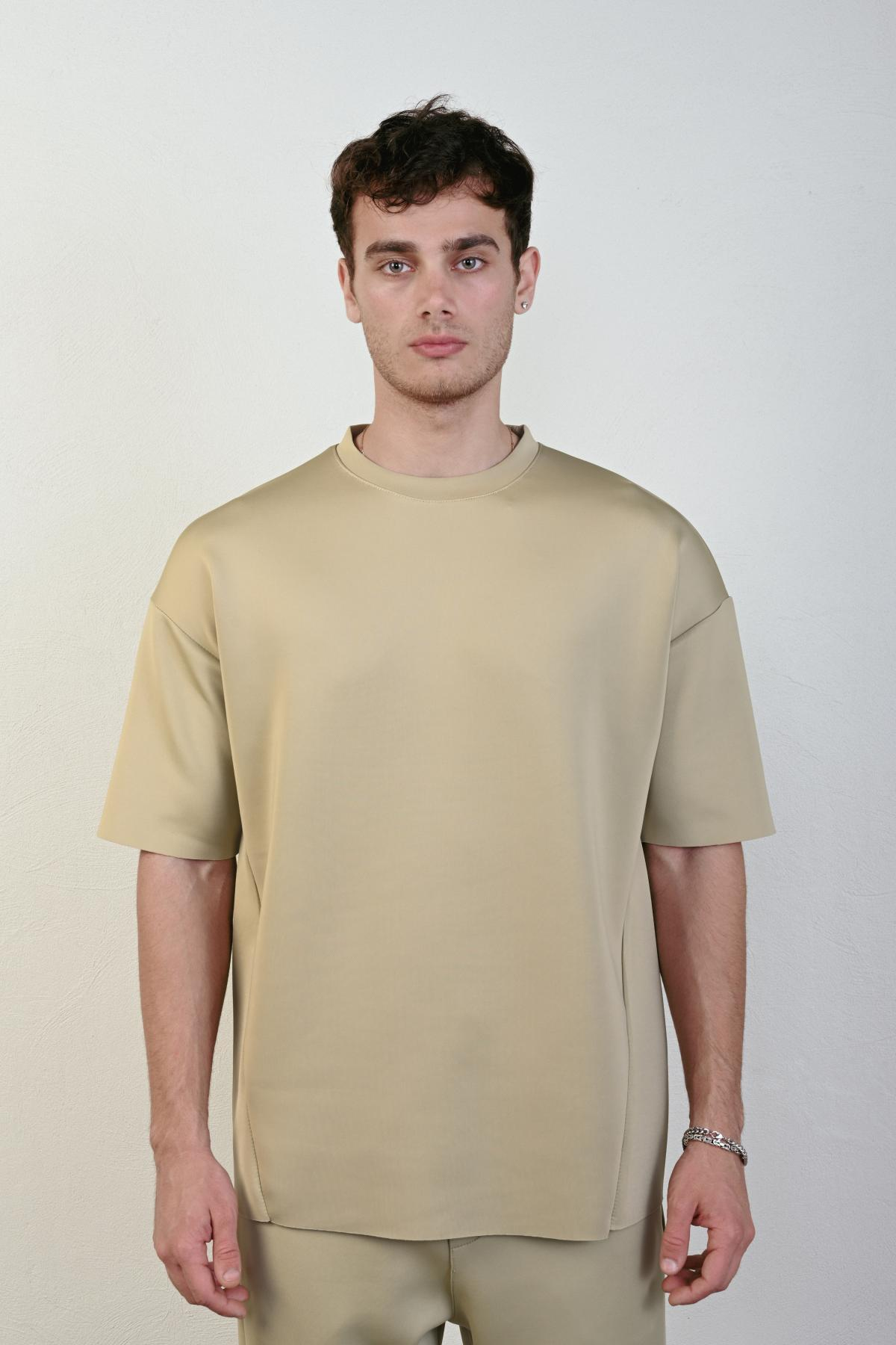 Wholesale Men Pastel Mint T-shirt 721436