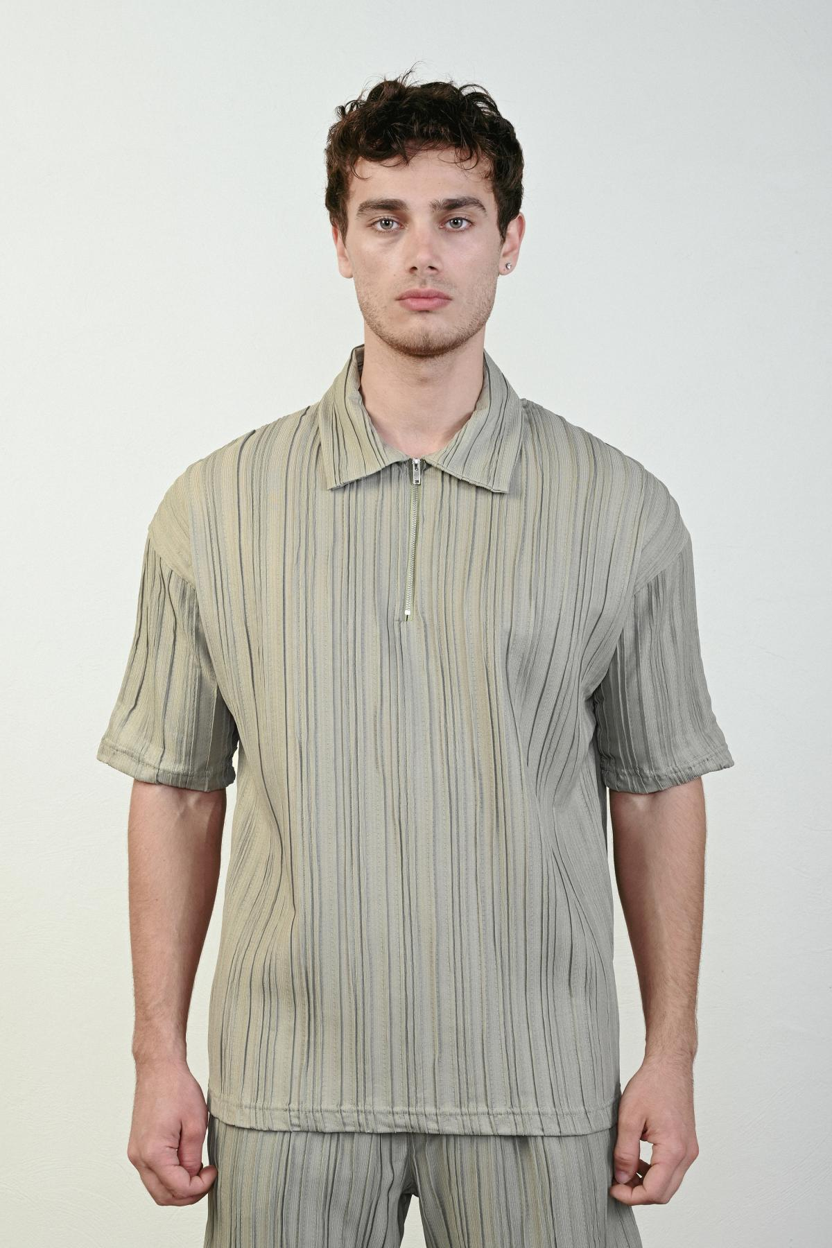 Wholesale Men Pastel Mint T-shirt 721533