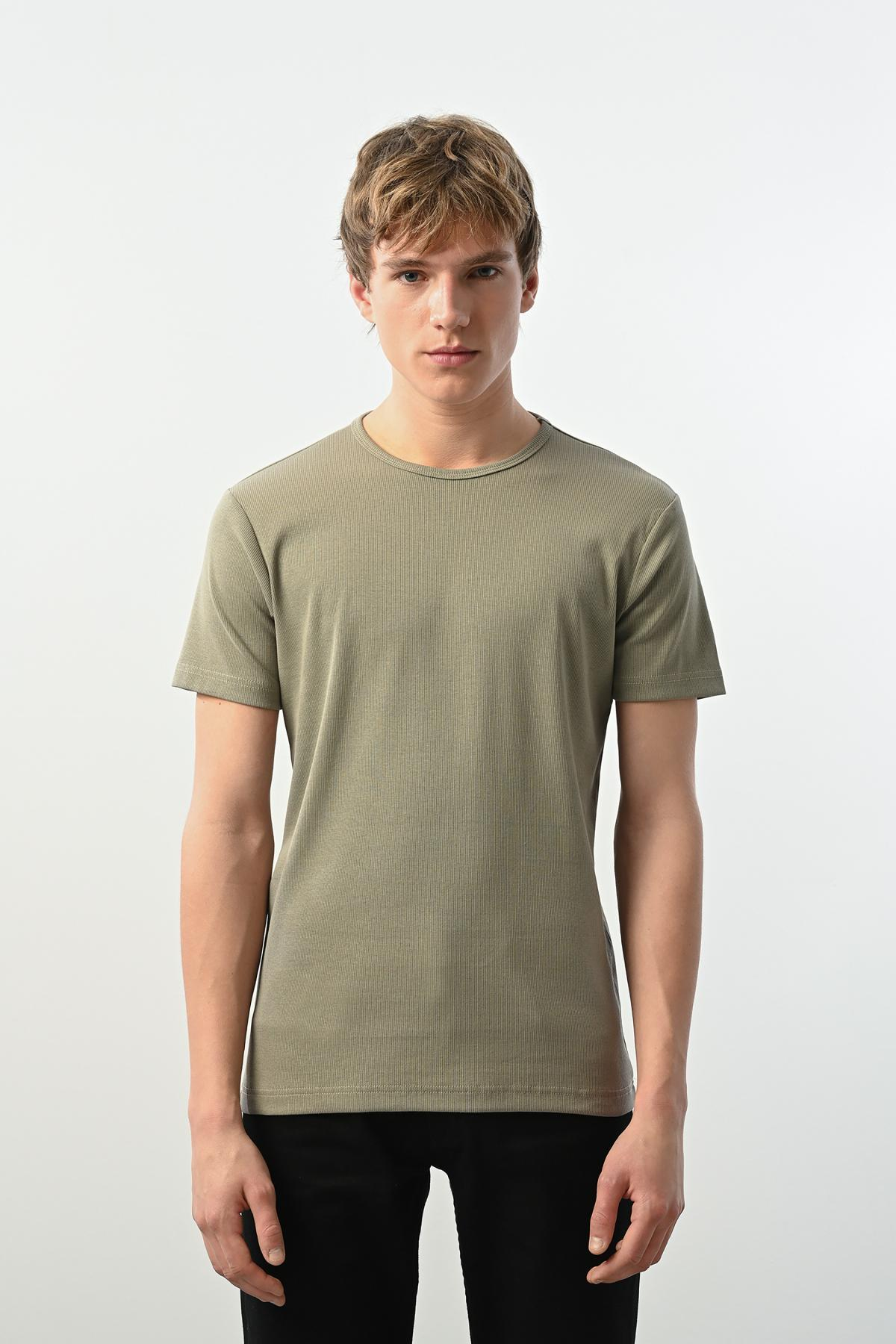 Wholesale Men Pastel Mint T-shirt 721372