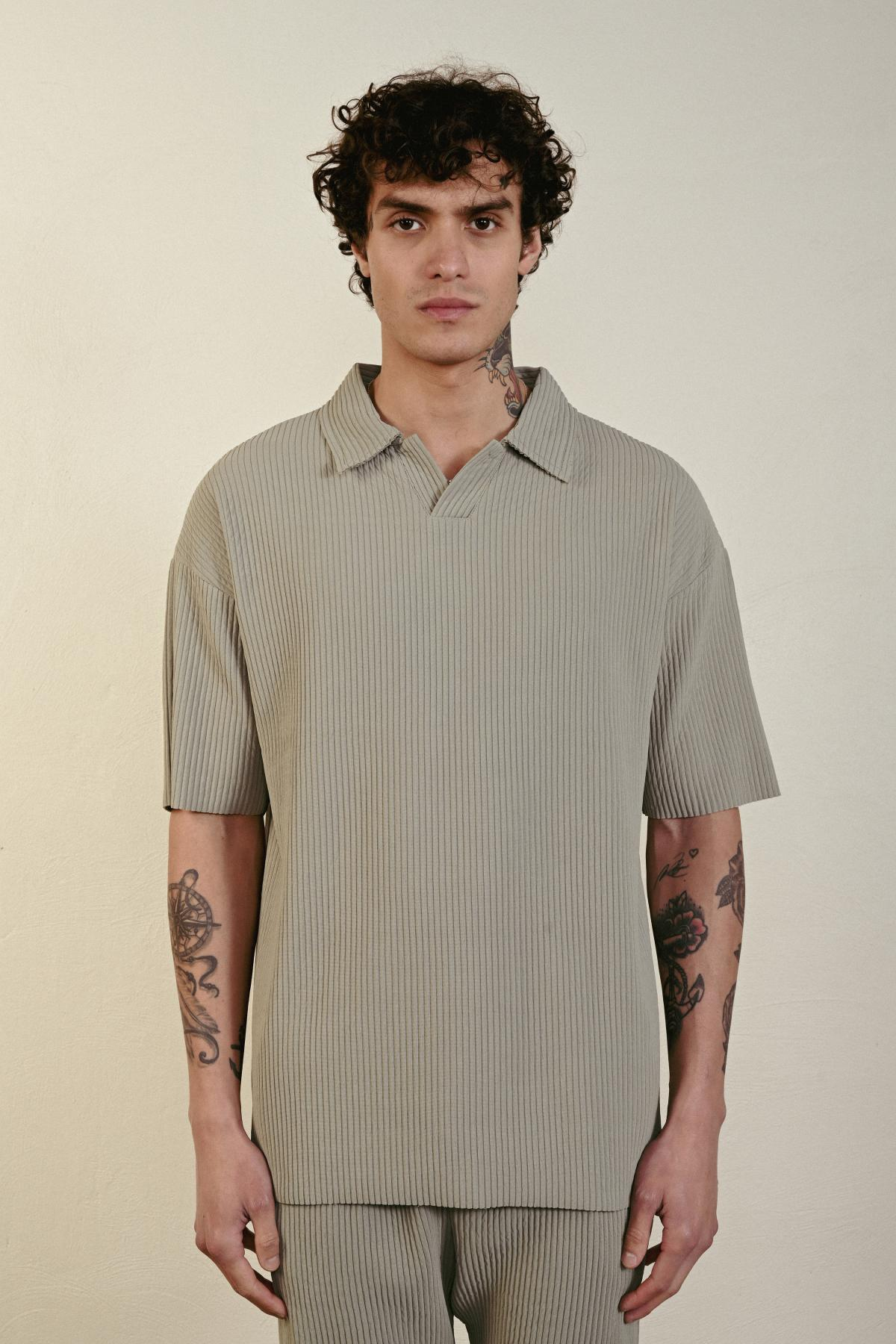 Wholesale Men Pastel Mint T-shirt 721449