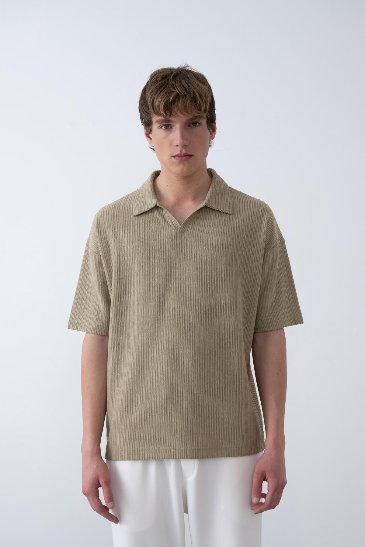 Wholesale Men Pastel Mint T-shirt 721563