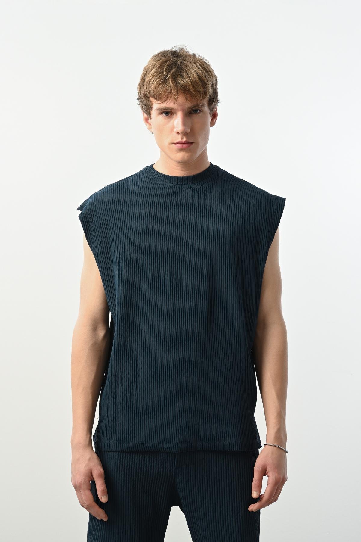 Wholesale Men Petrol T-shirt 721348