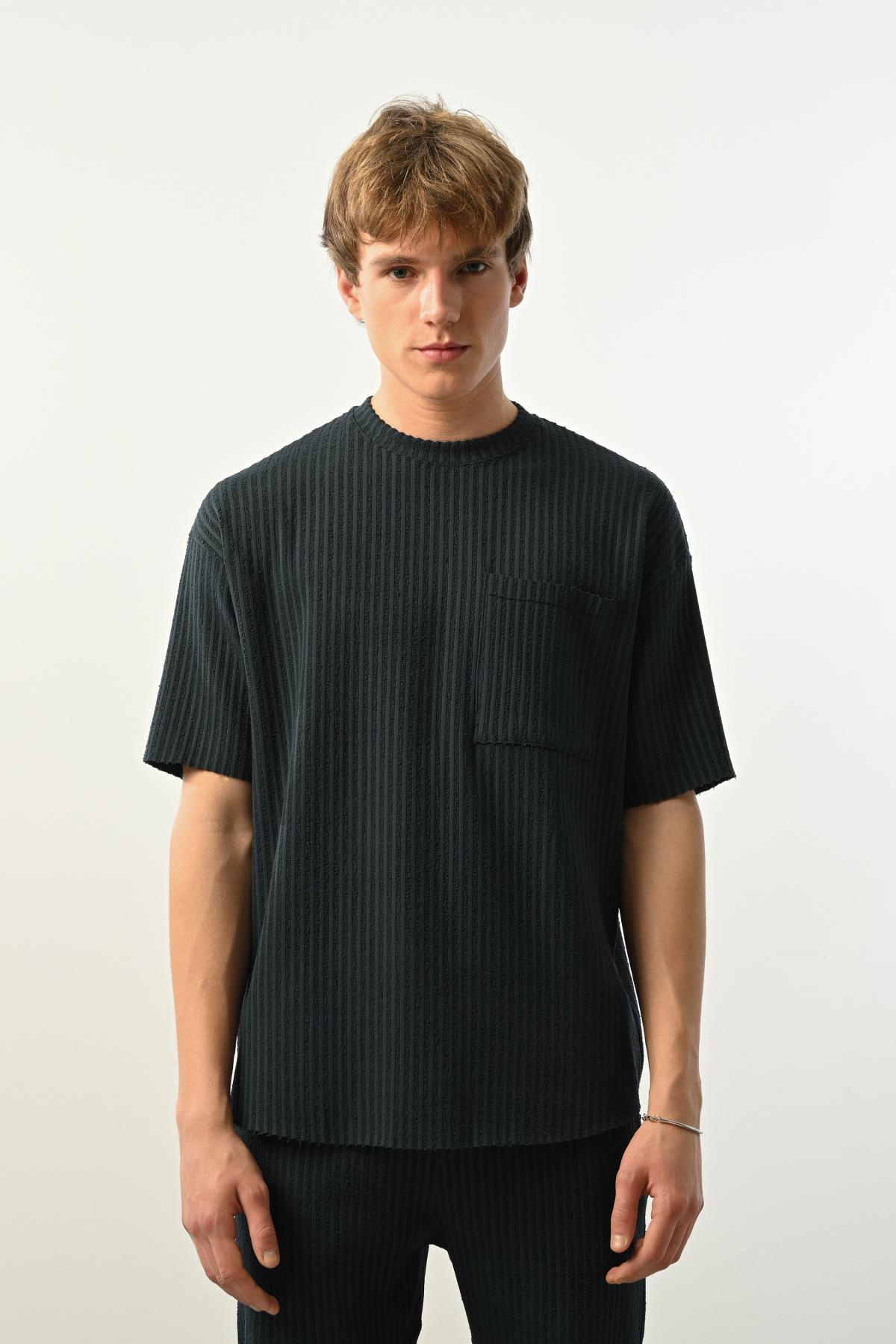Wholesale Men Petrol T-shirt 721528