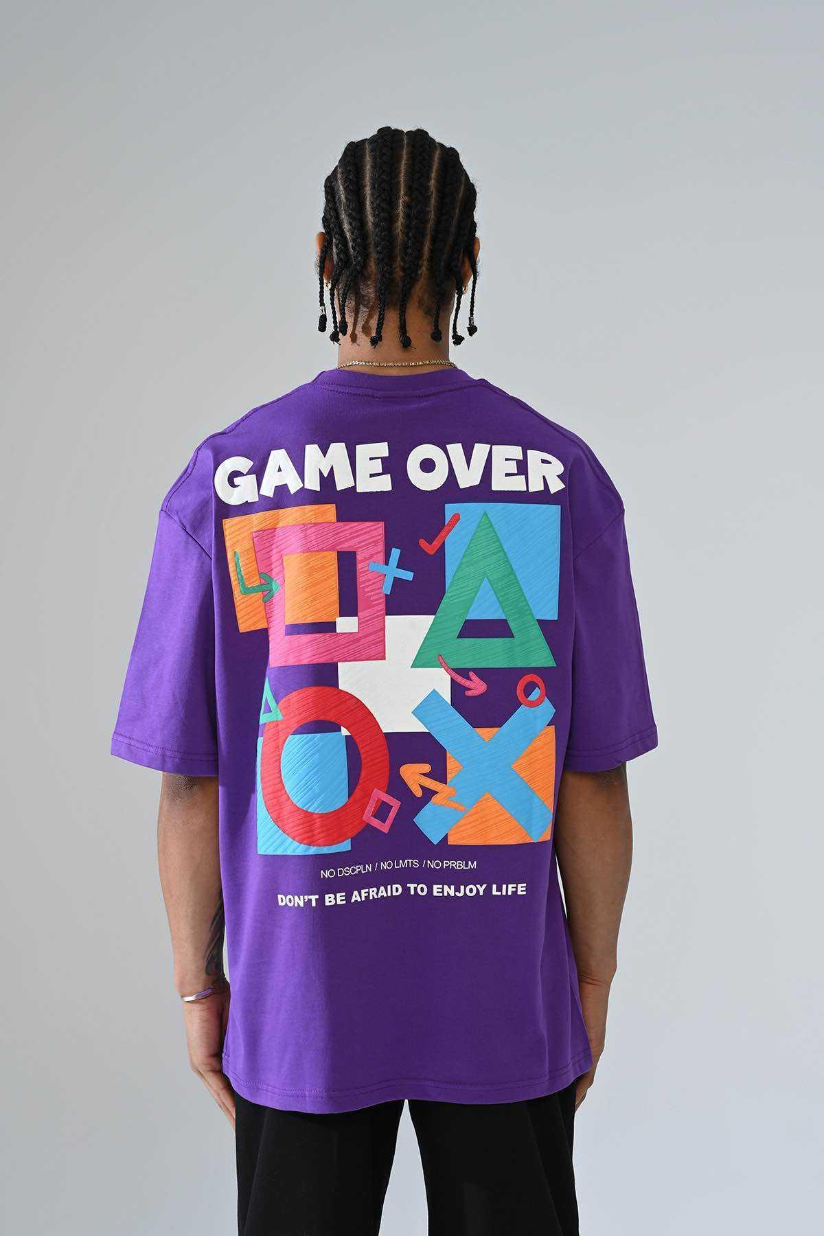 Wholesale Men Purple T-shirt 724589