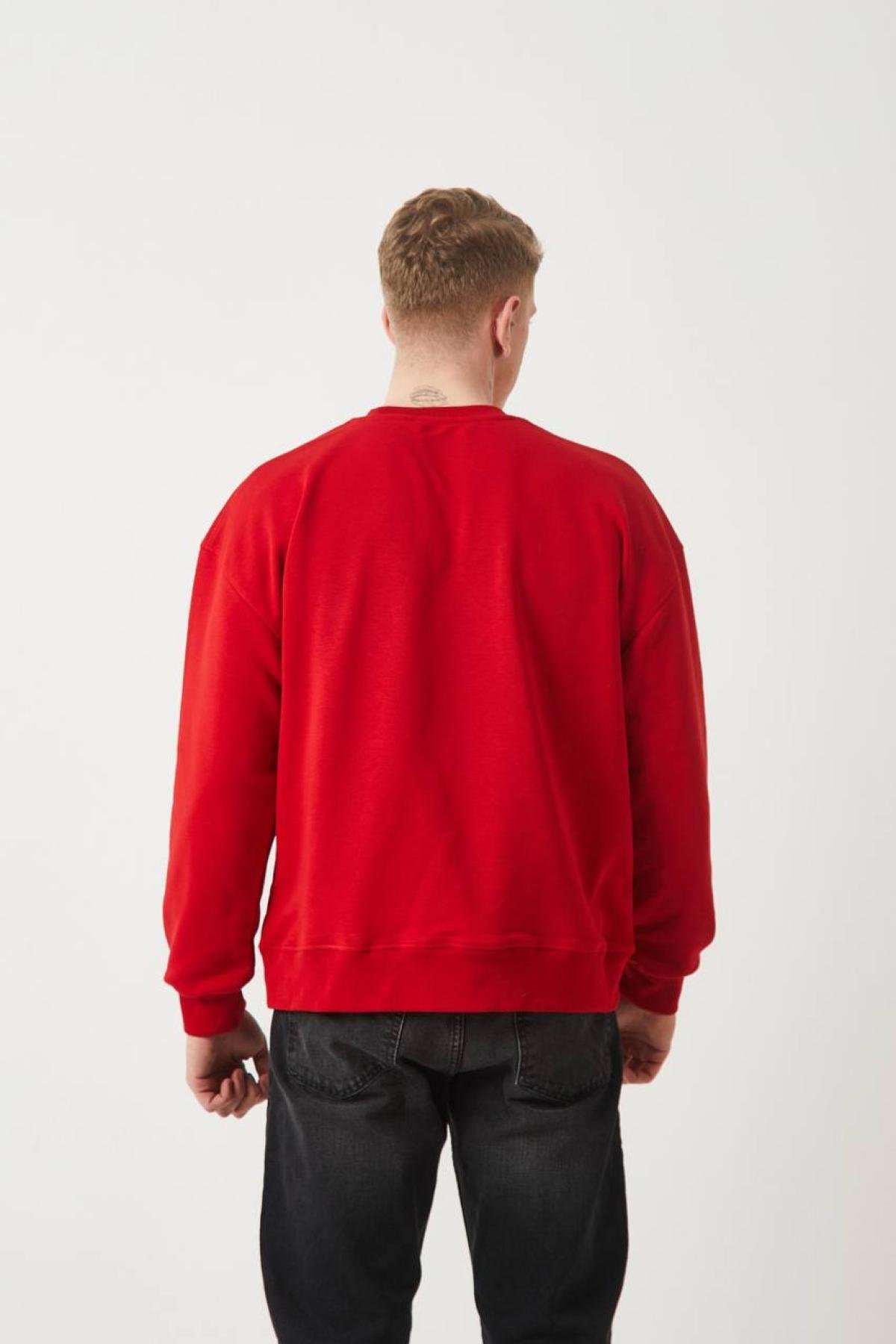 Wholesale Men Red Sweatshirt 739183