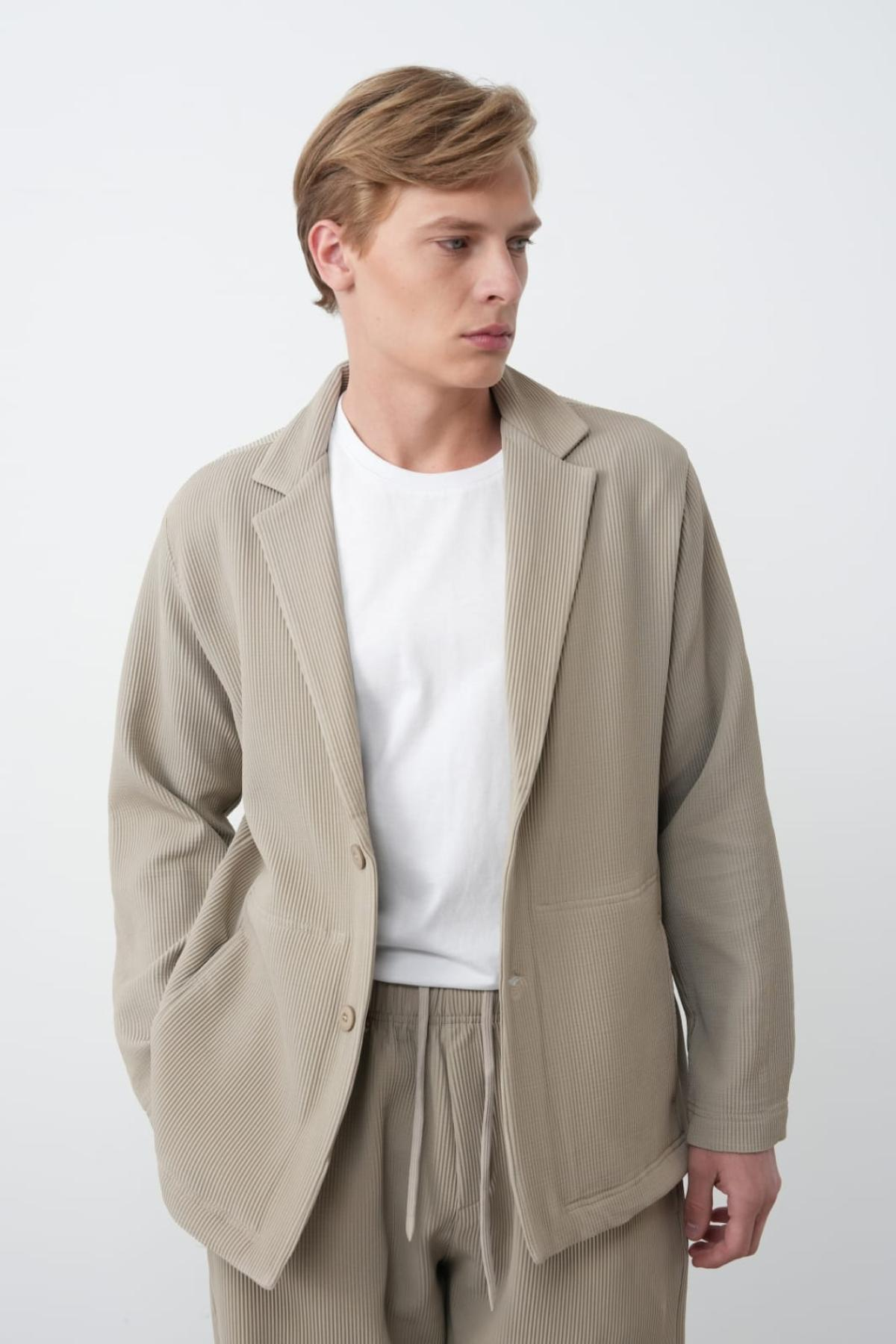 Wholesale Men Stone Blazer 738196