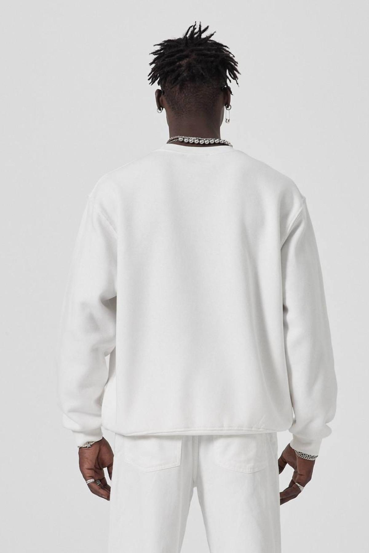 Wholesale Men White Sweatshirt 739207