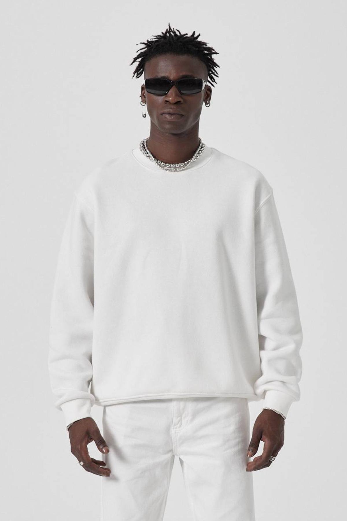 Wholesale Men White Sweatshirt 739207