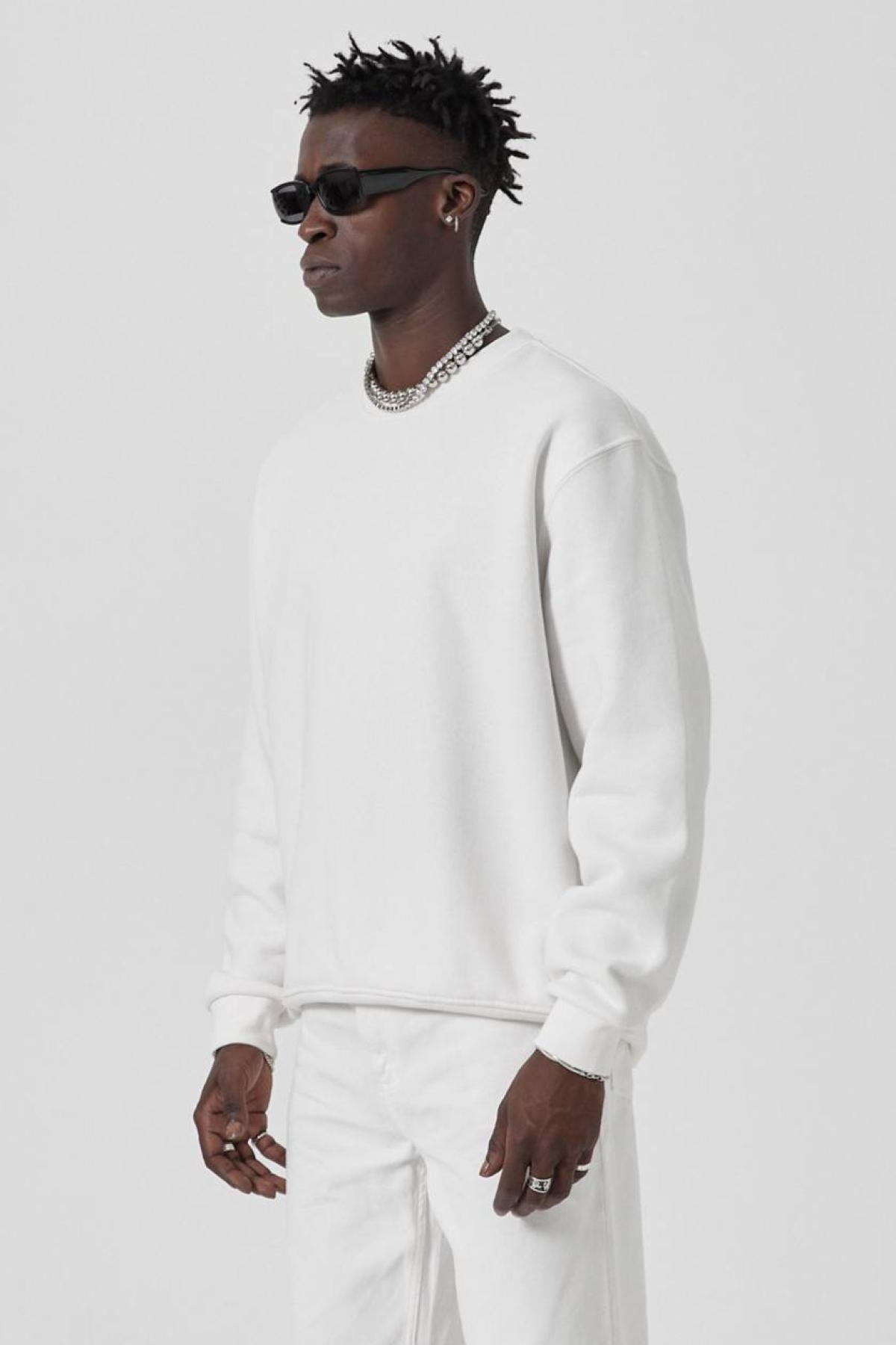 Wholesale Men White Sweatshirt 739207