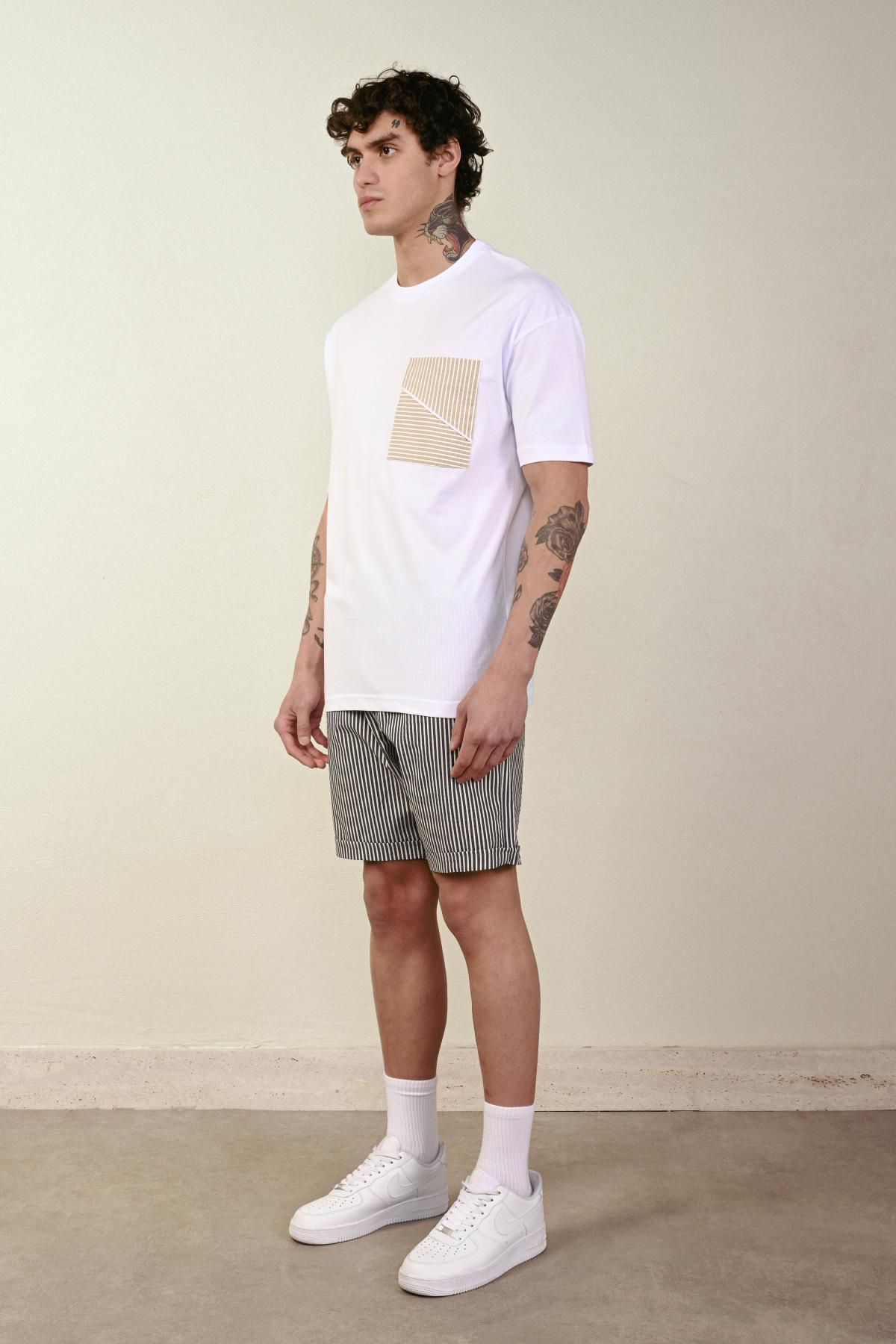 Wholesale Men White T-shirt 721191