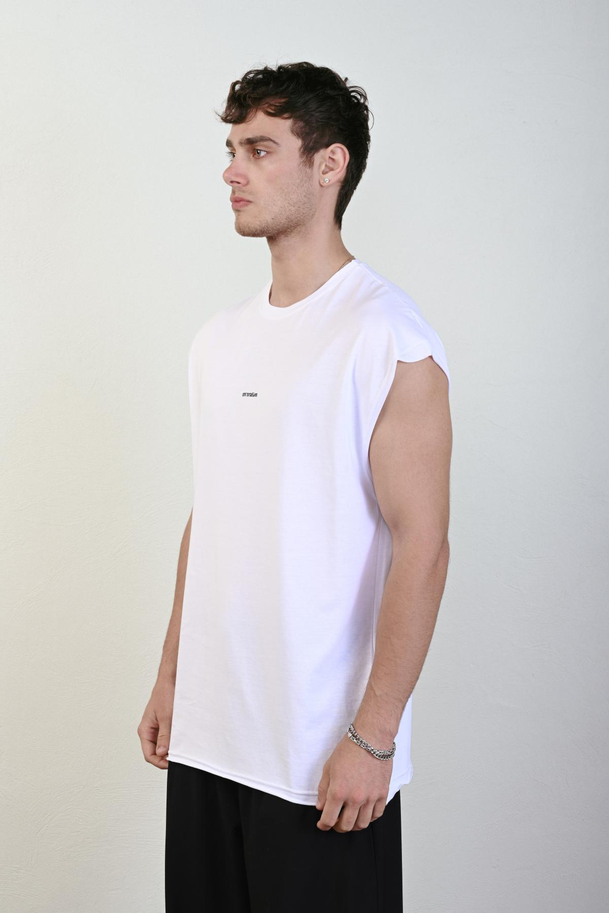 Wholesale Men White T-shirt 721201