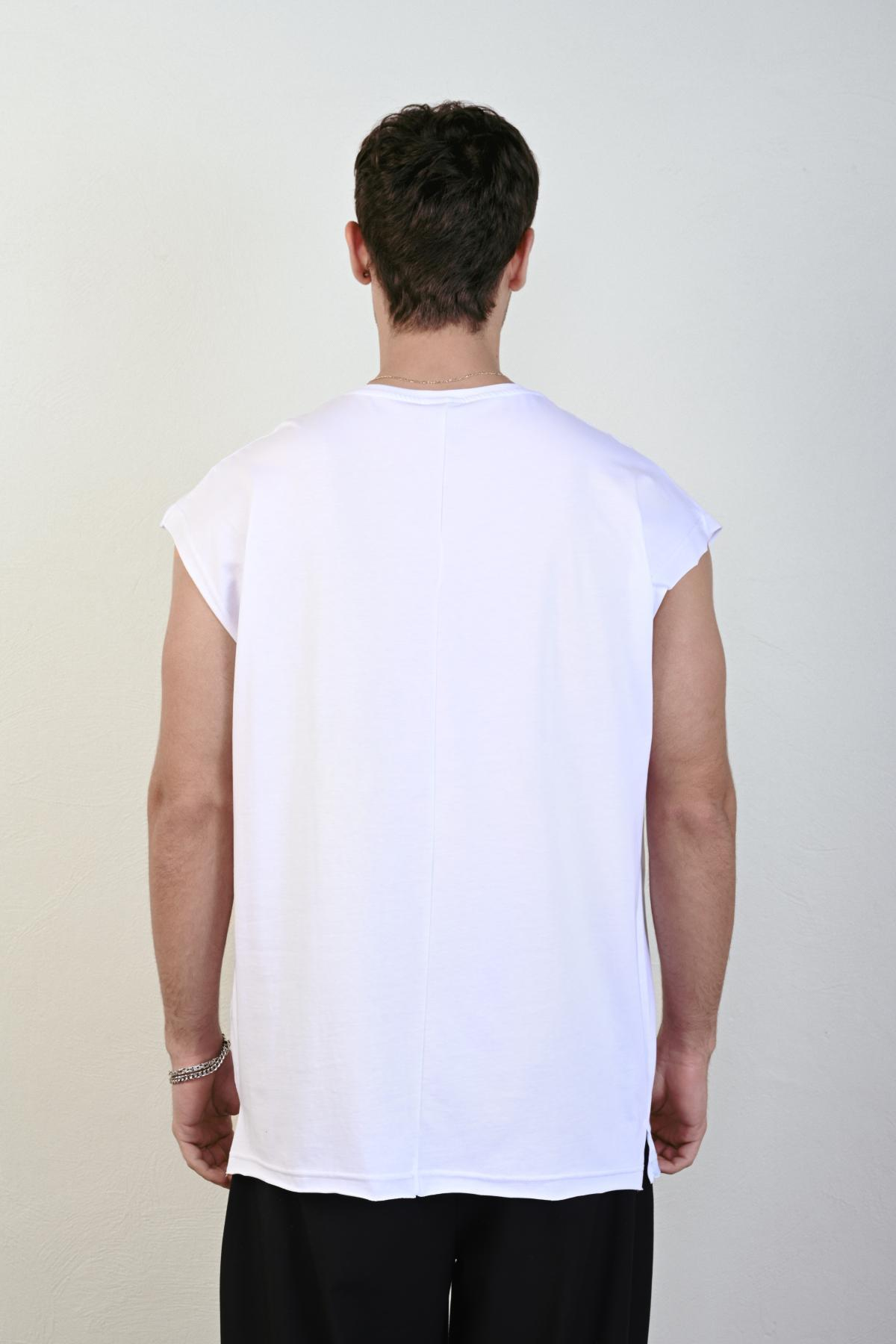 Wholesale Men White T-shirt 721201