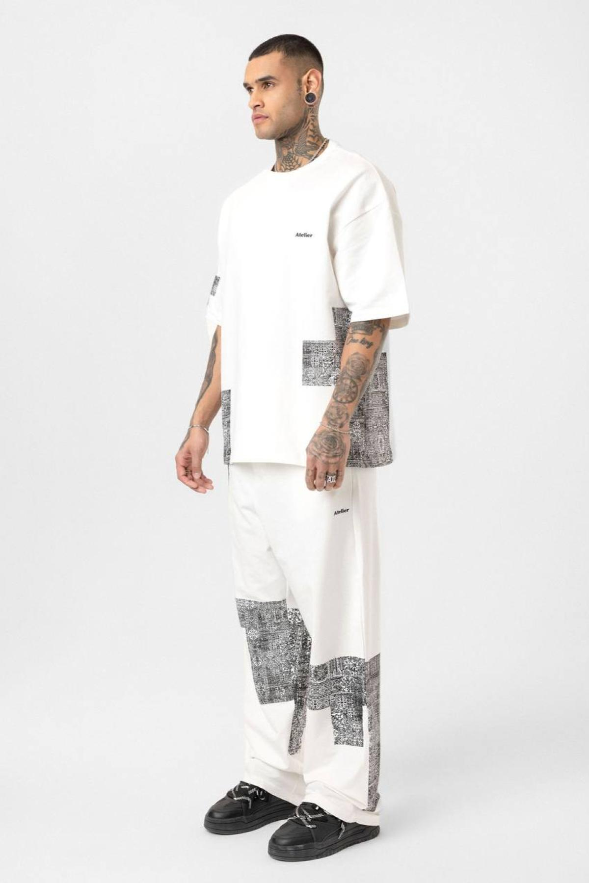 Wholesale Men White Tracksuit 722675