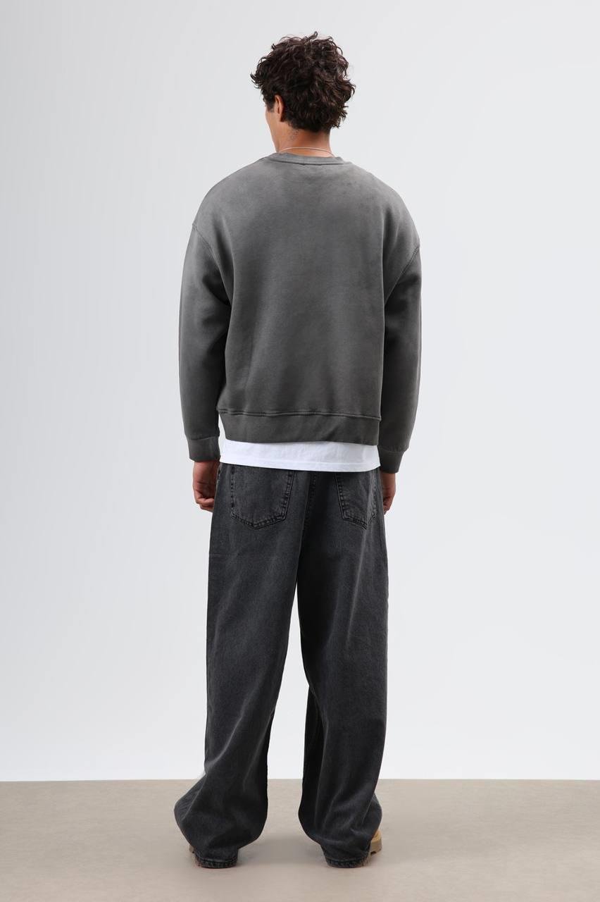 Wholesale Men's Black Sweatshirt  1604W26-V70-124