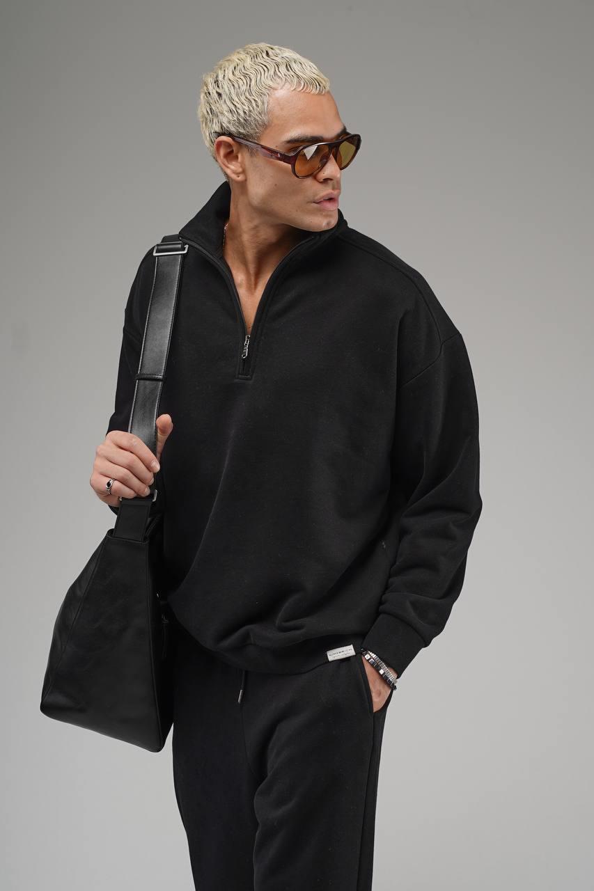 Wholesale Men's Black Tracksuit 1690W26-120
