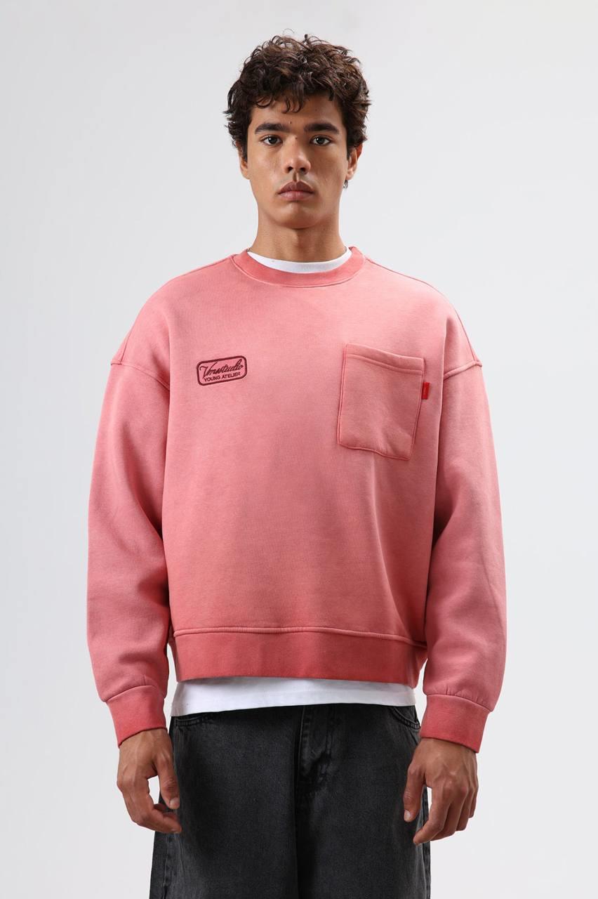 Wholesale Men's Bordeaux Sweatshirt  1604W26-V70-124