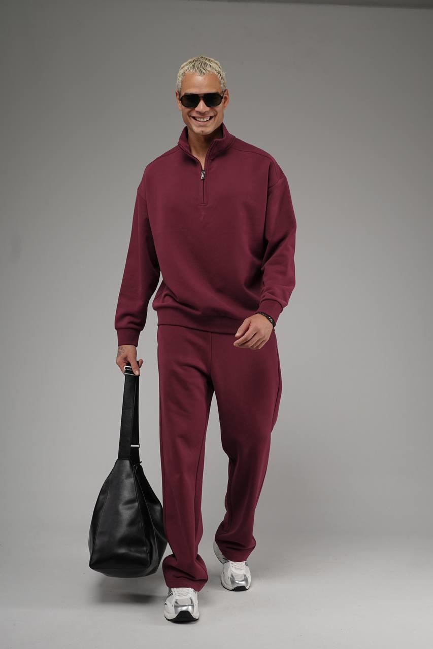 Wholesale Men's Bordeaux Tracksuit 1690W26-120