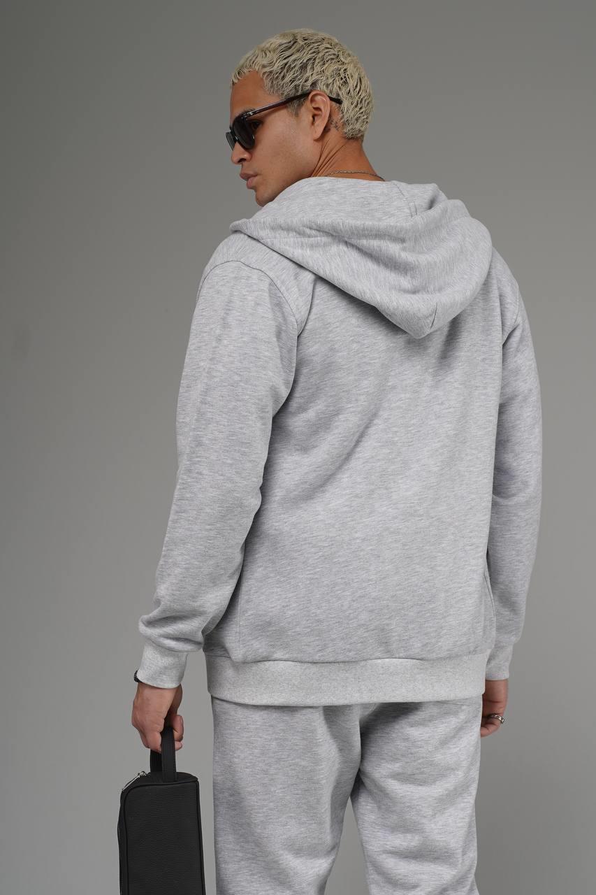 Wholesale Men's Light Gray Tracksuit 1690W26-121