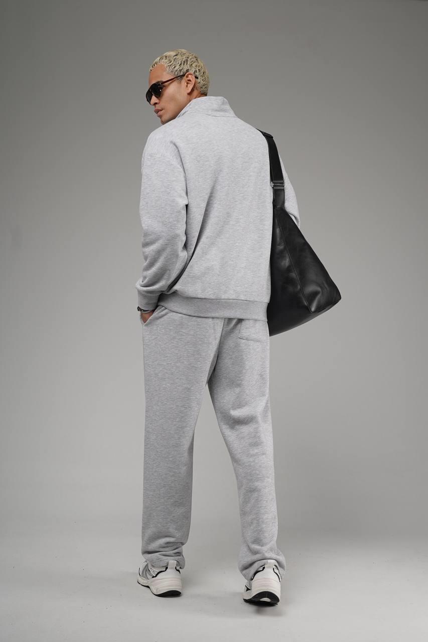 Wholesale Men's Light Gray Tracksuit 1690W26-120