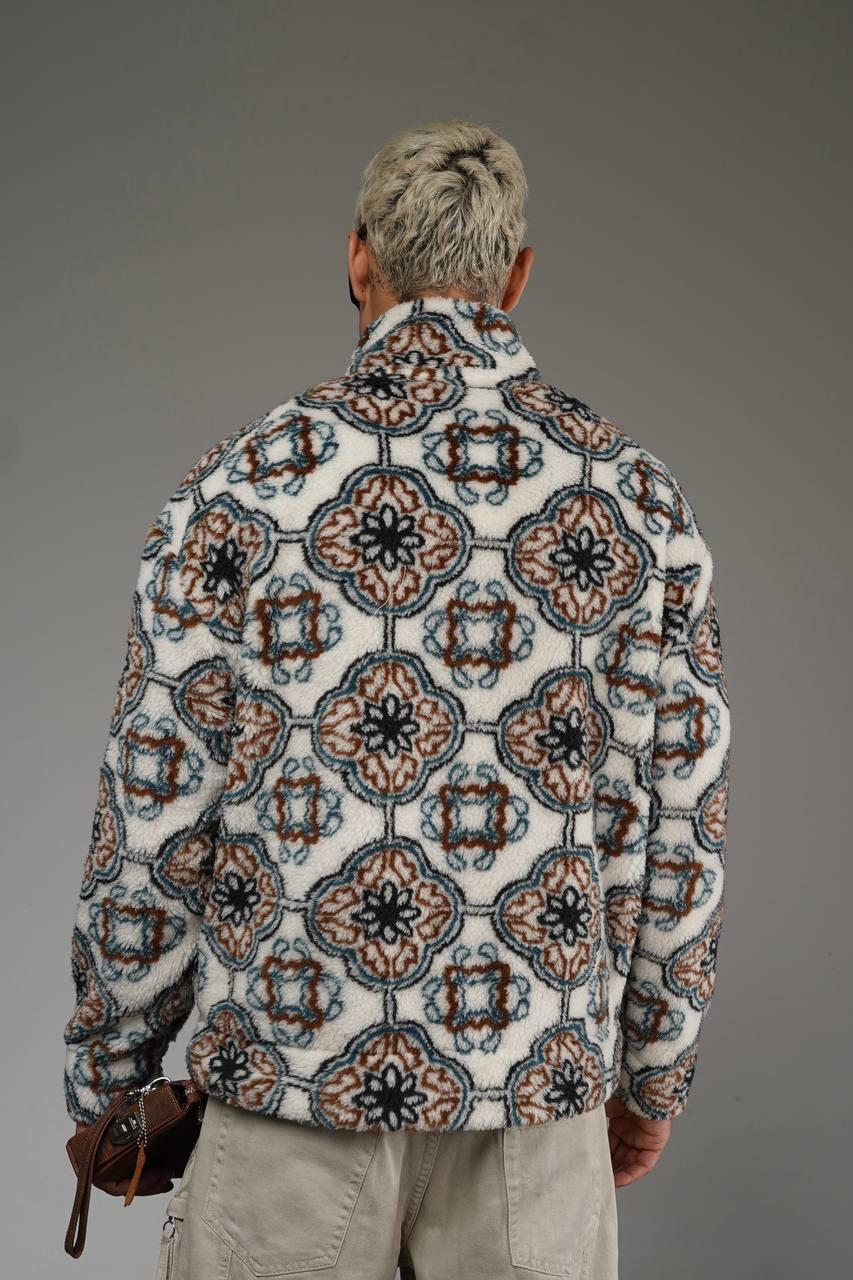 Wholesale Men's Mink Oversized Plush Zip-Up Jacket 1690W26-209