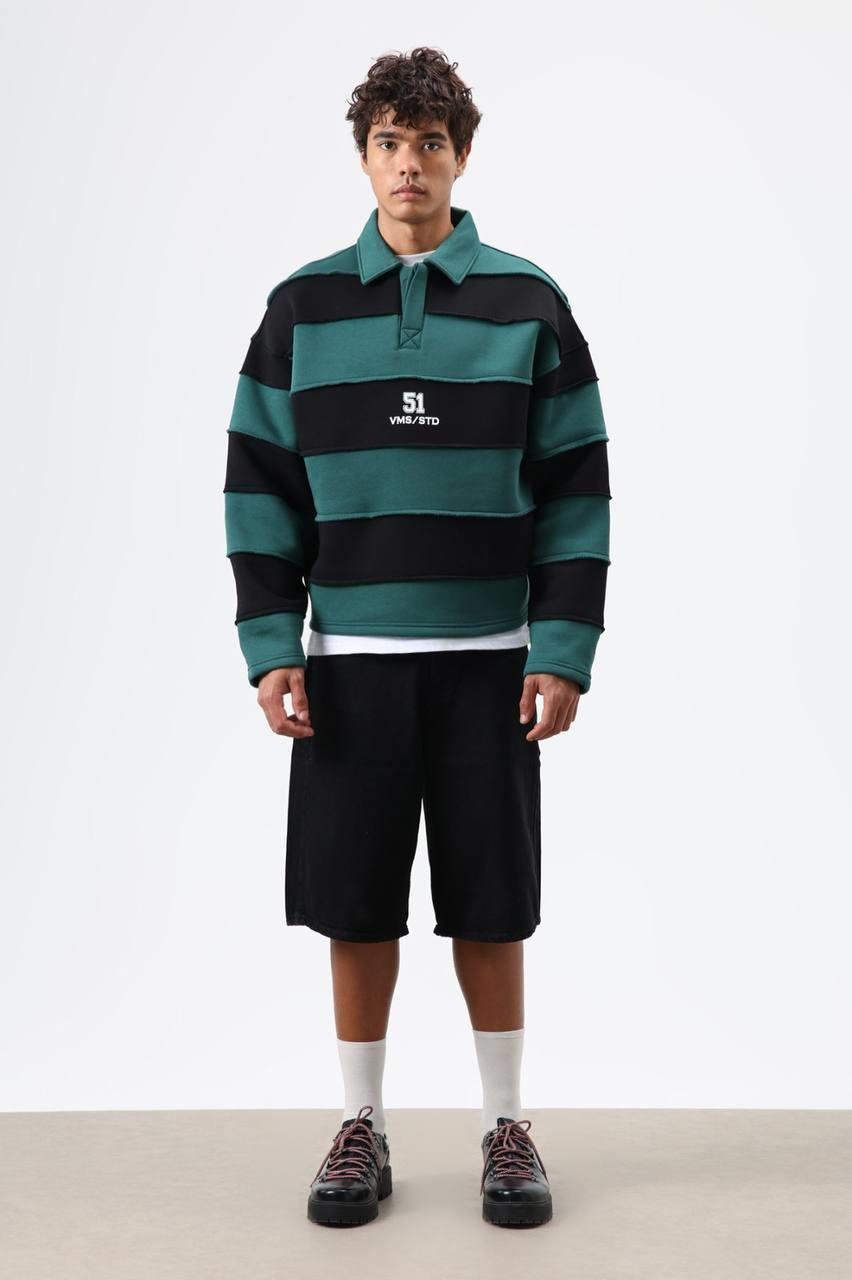 Wholesale Men's Petrol Sweatshirt  1604W26-V70-128