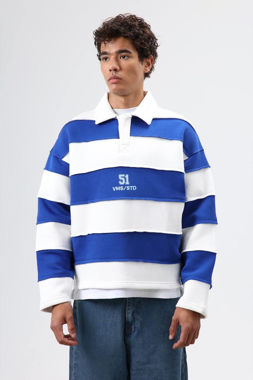 Wholesale Men's Sax Blue Sweatshirt  1604W26-V70-128