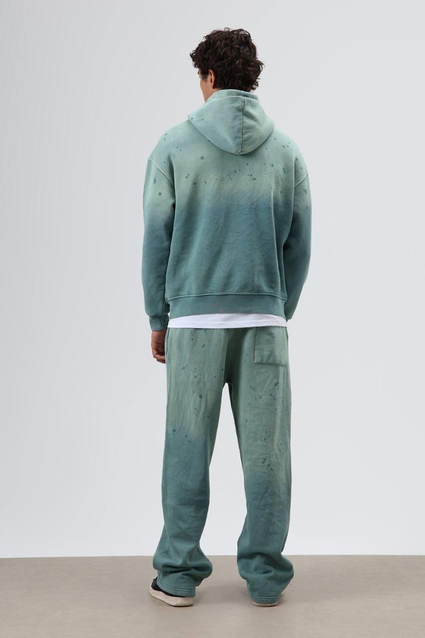 Wholesale Men's Turquoise Oversize Tracksuit  1604W26-V90-16