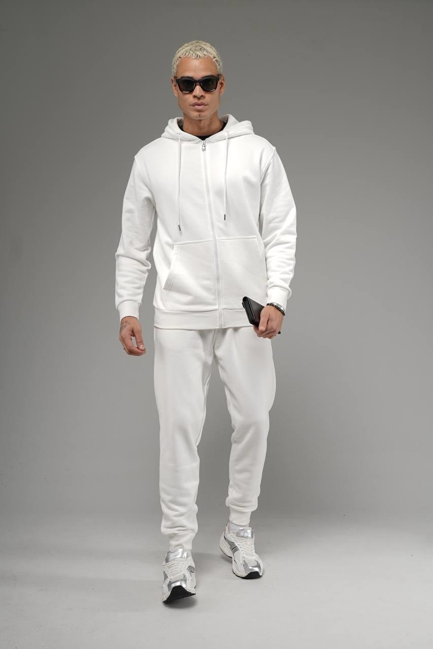 Wholesale Men's White Tracksuit 1690W26-121