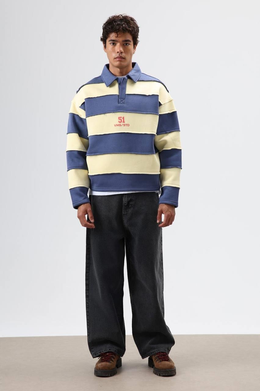 Wholesale Men's Yellow Sweatshirt  1604W26-V70-128