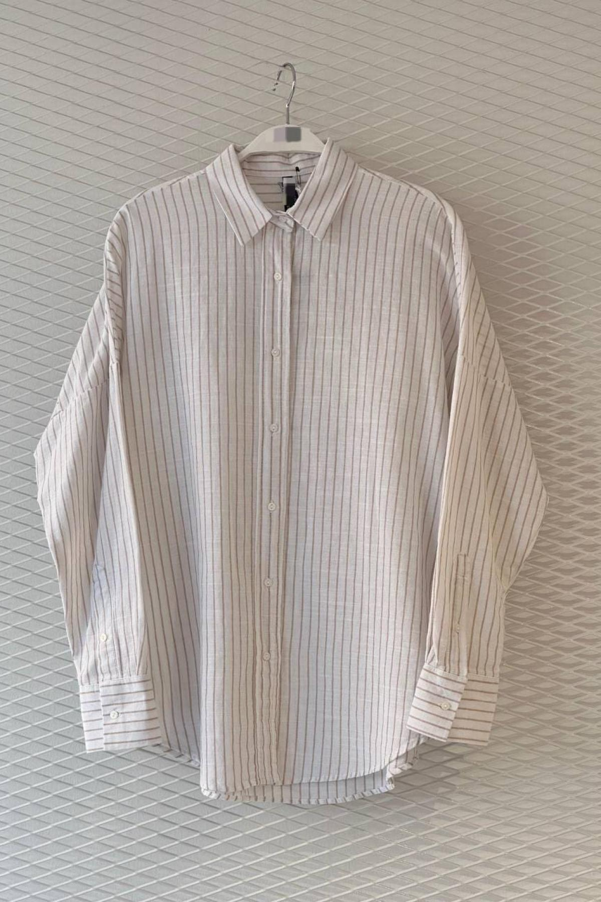 Wholesale Women Beige Shirt 719790