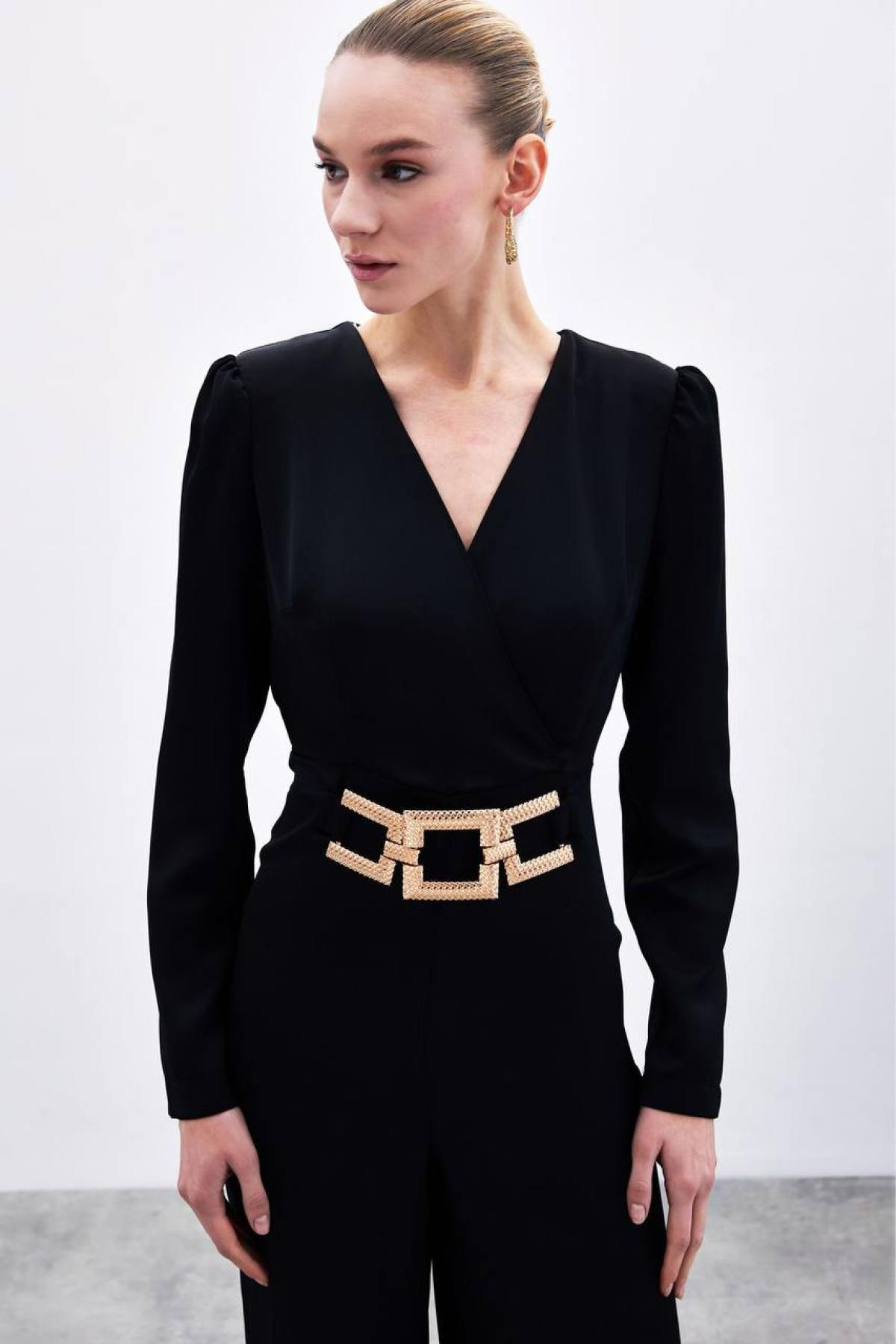 Wholesale Women Black Jumpsuit 727474