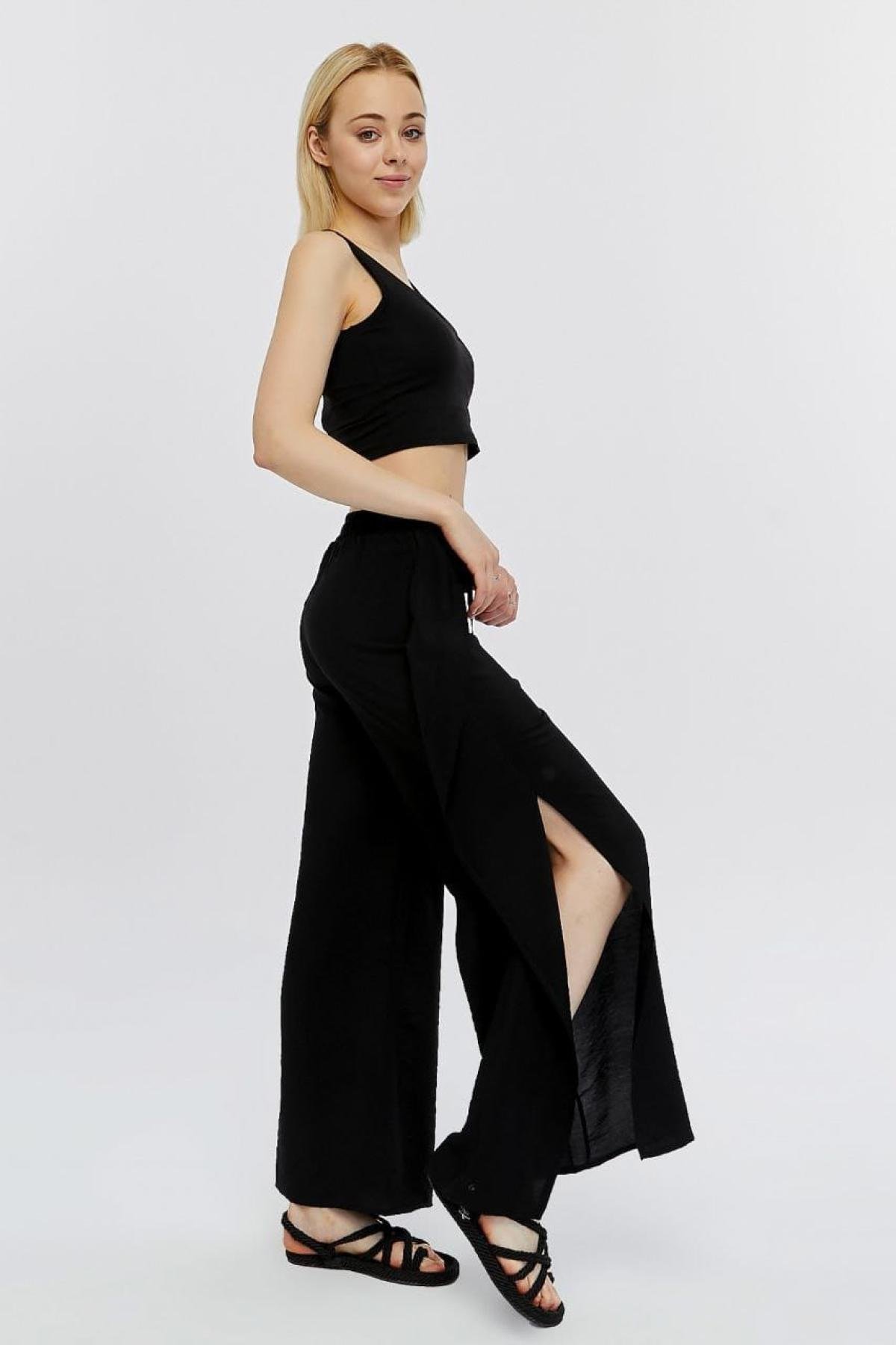 Wholesale Women Black Pants 722731