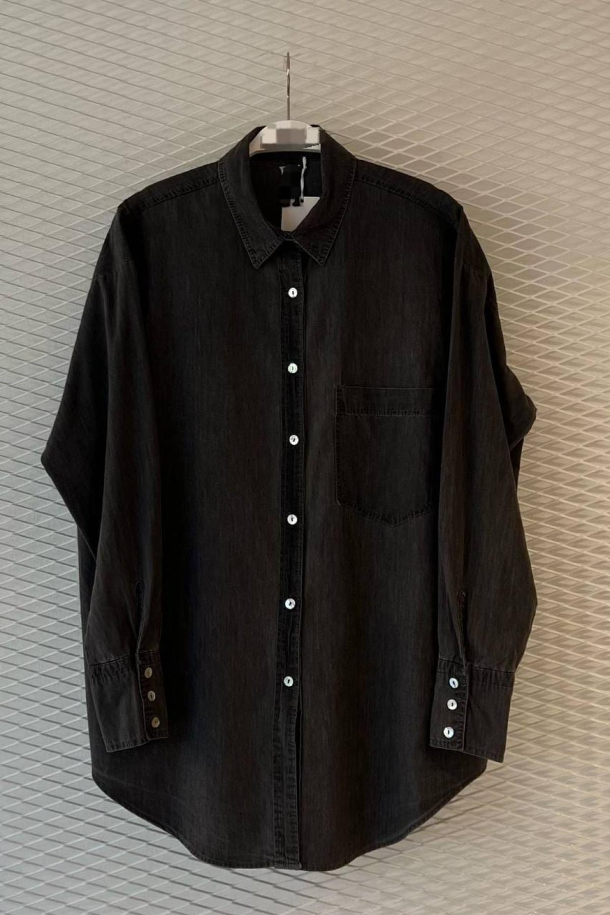 Wholesale Women Black Shirt 719780