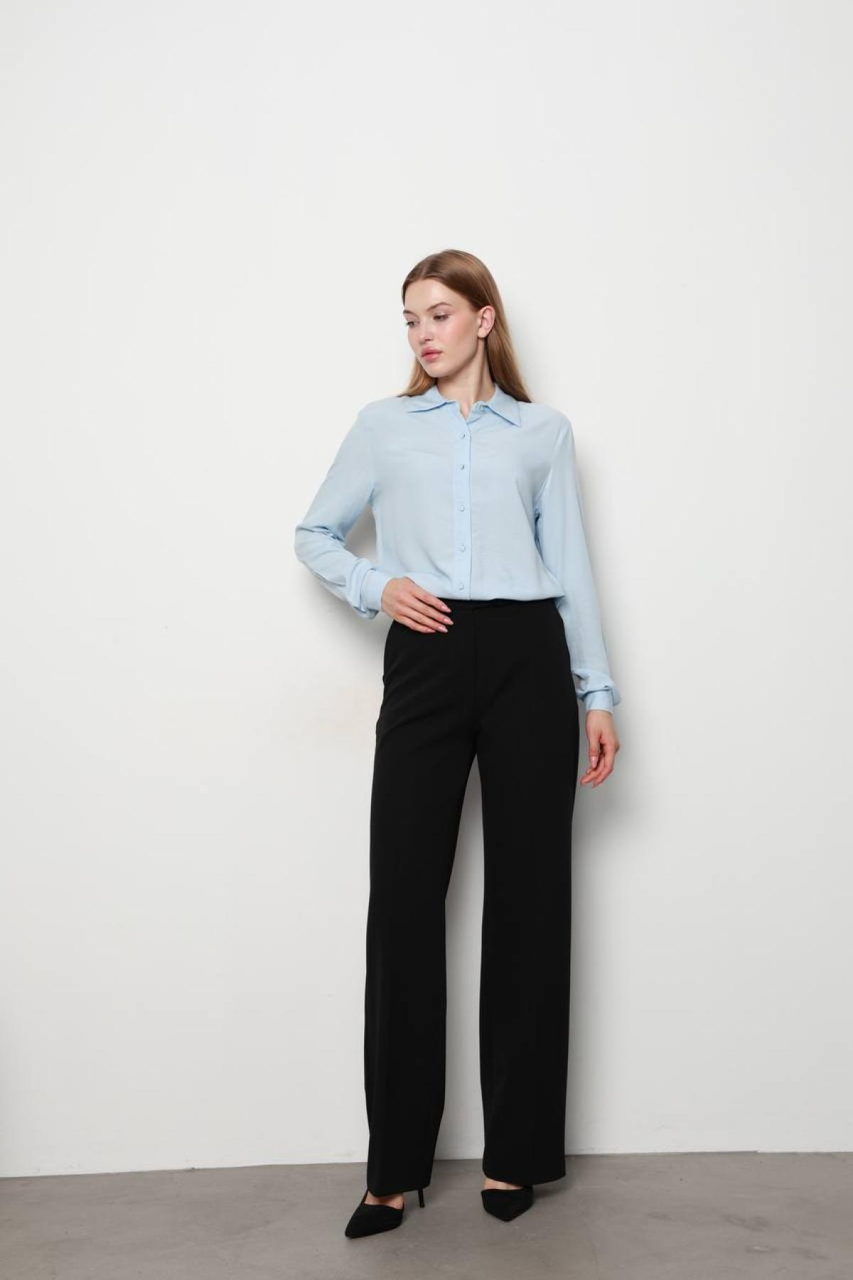Wholesale Women Black Trousers 718344