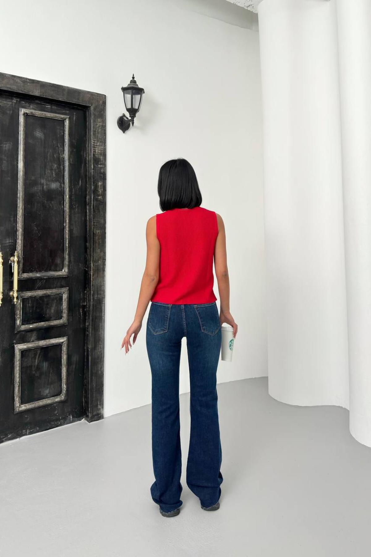 Wholesale Women Blue  Flare Jeans 731145