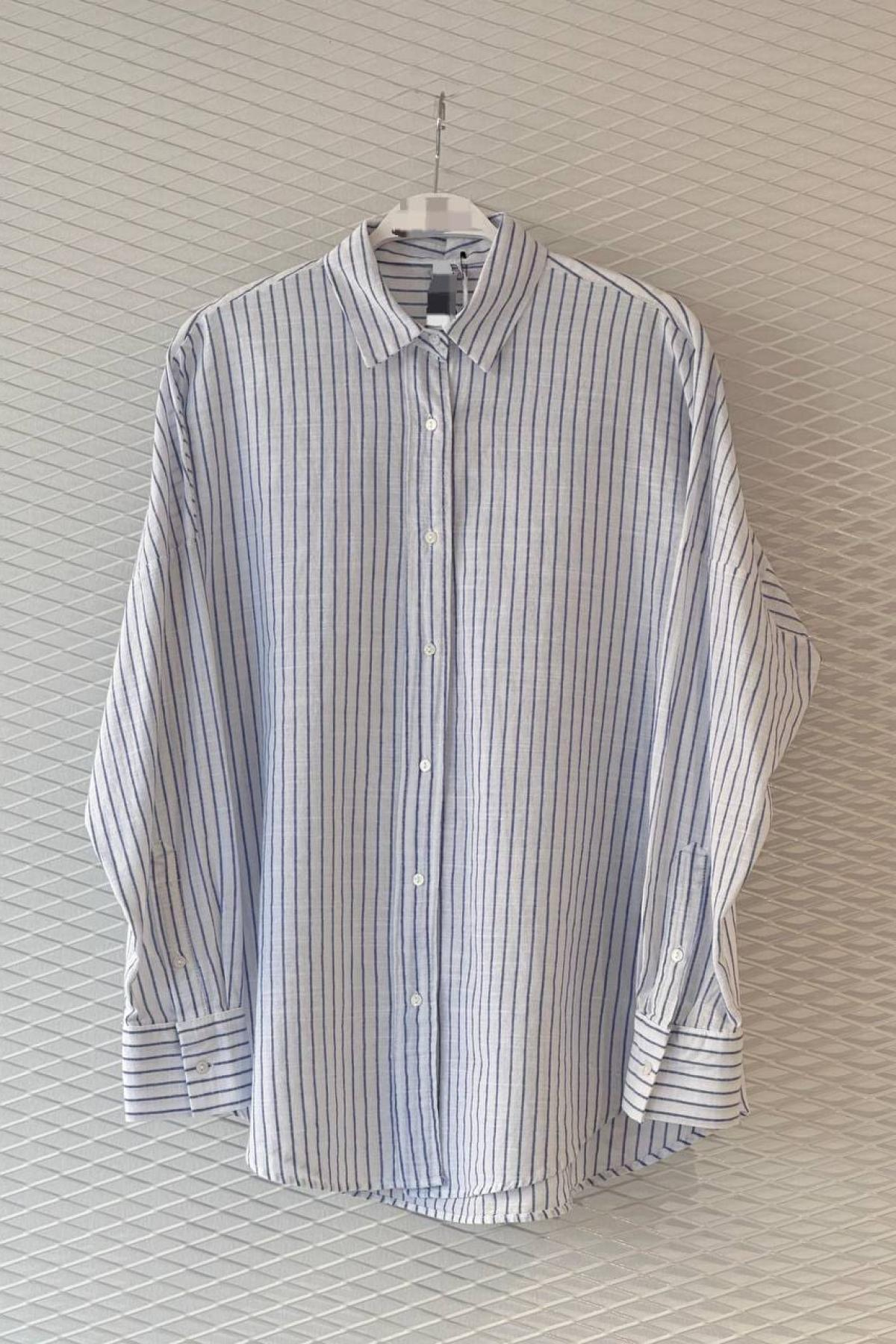Wholesale Women Blue Shirt 719794