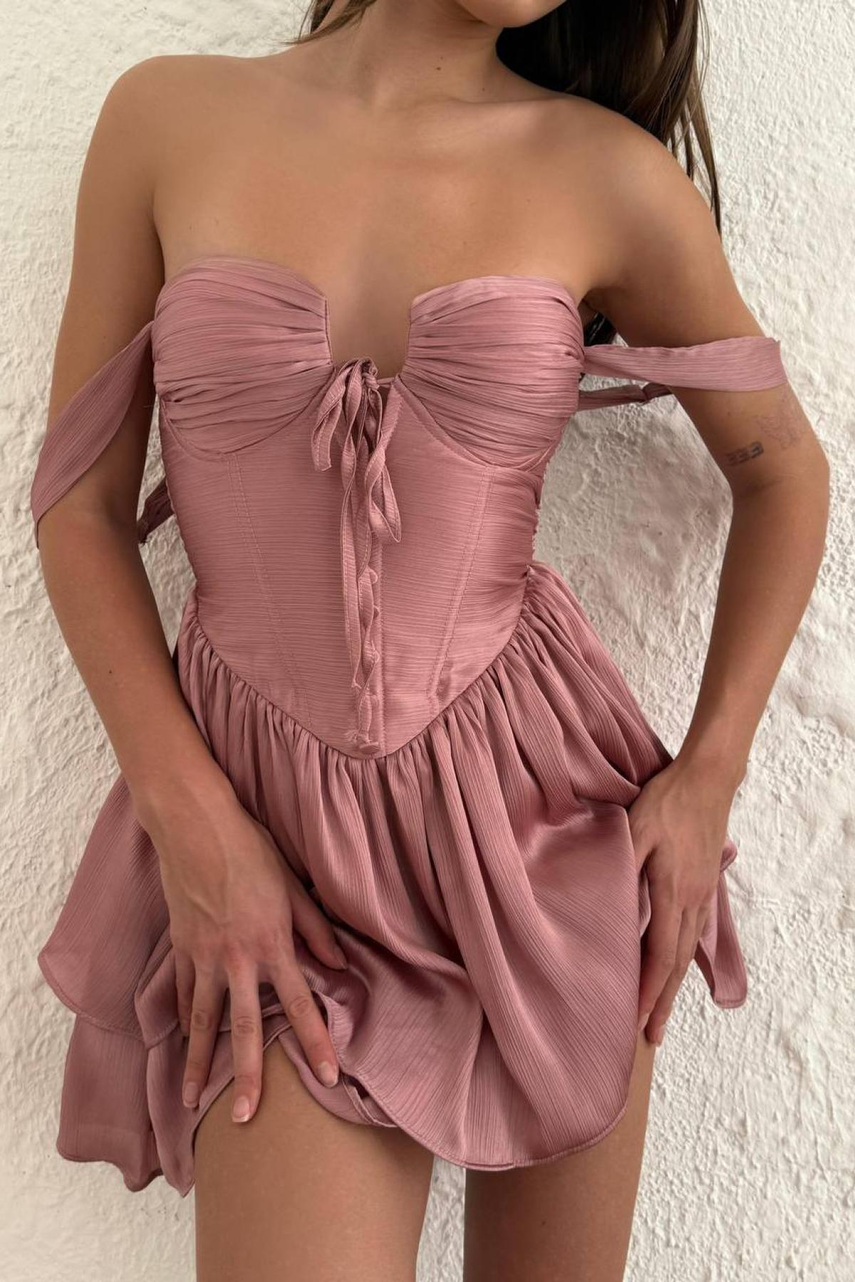Wholesale Women Blush Mini Dress 720832