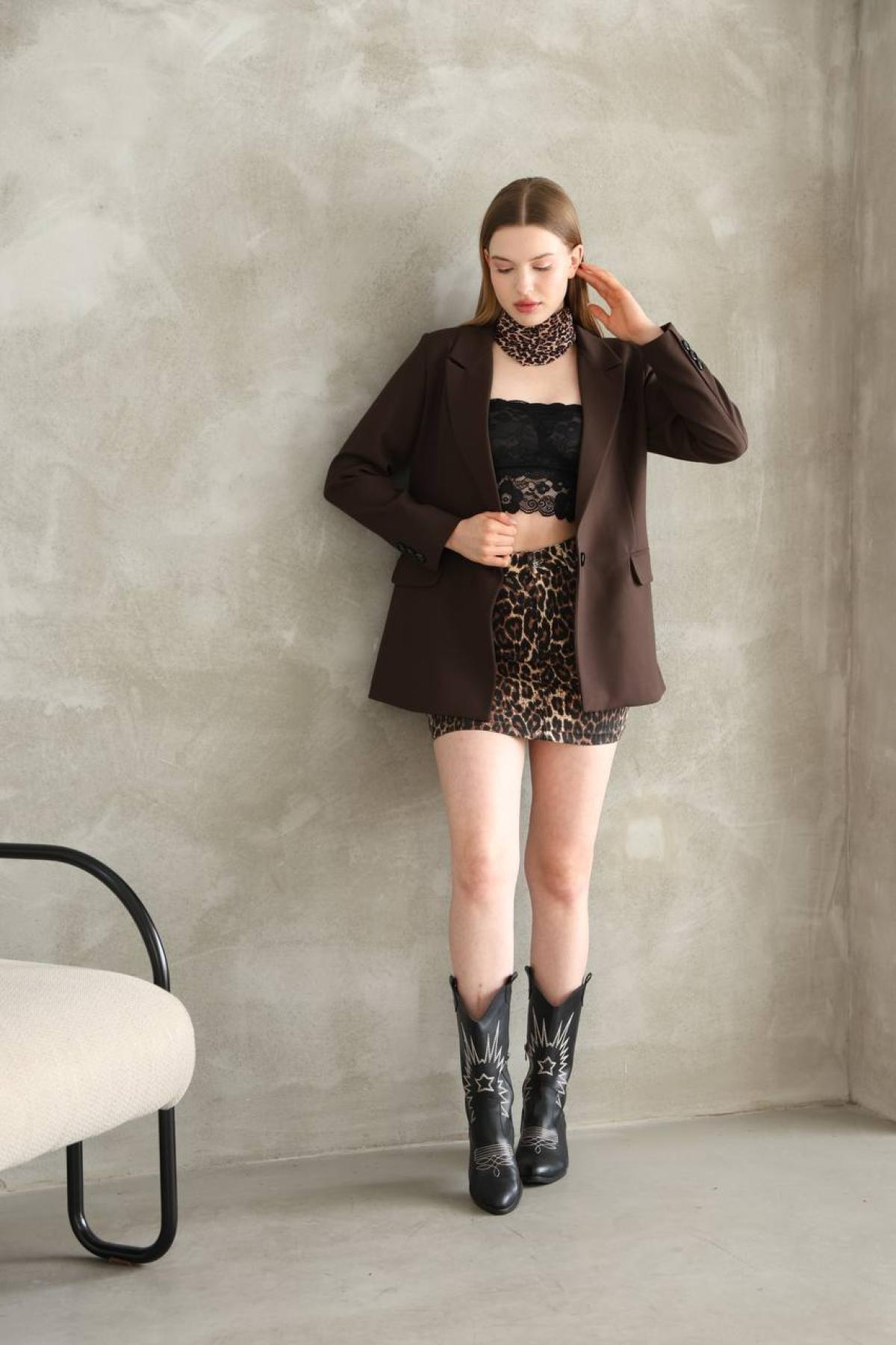 Wholesale Women Brown Jacket 727659