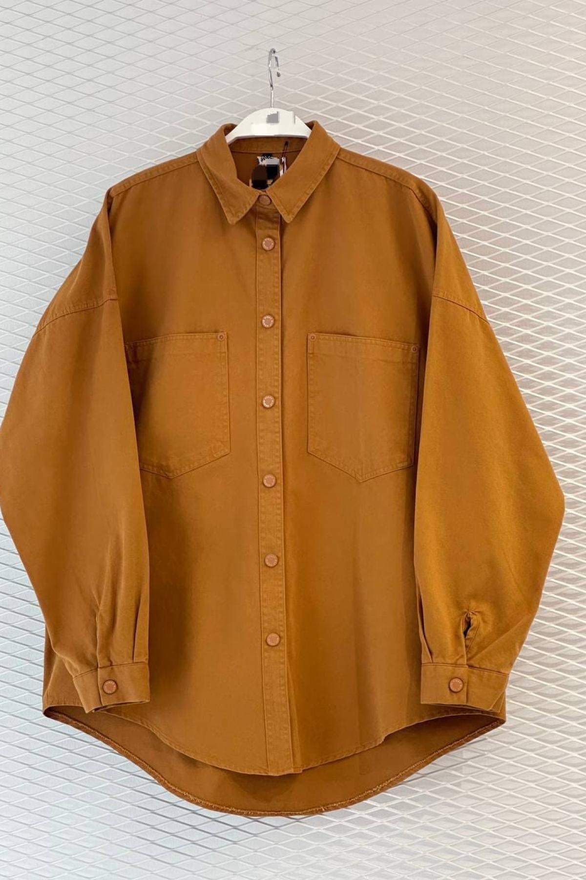Wholesale Women Brown Shirt 719898