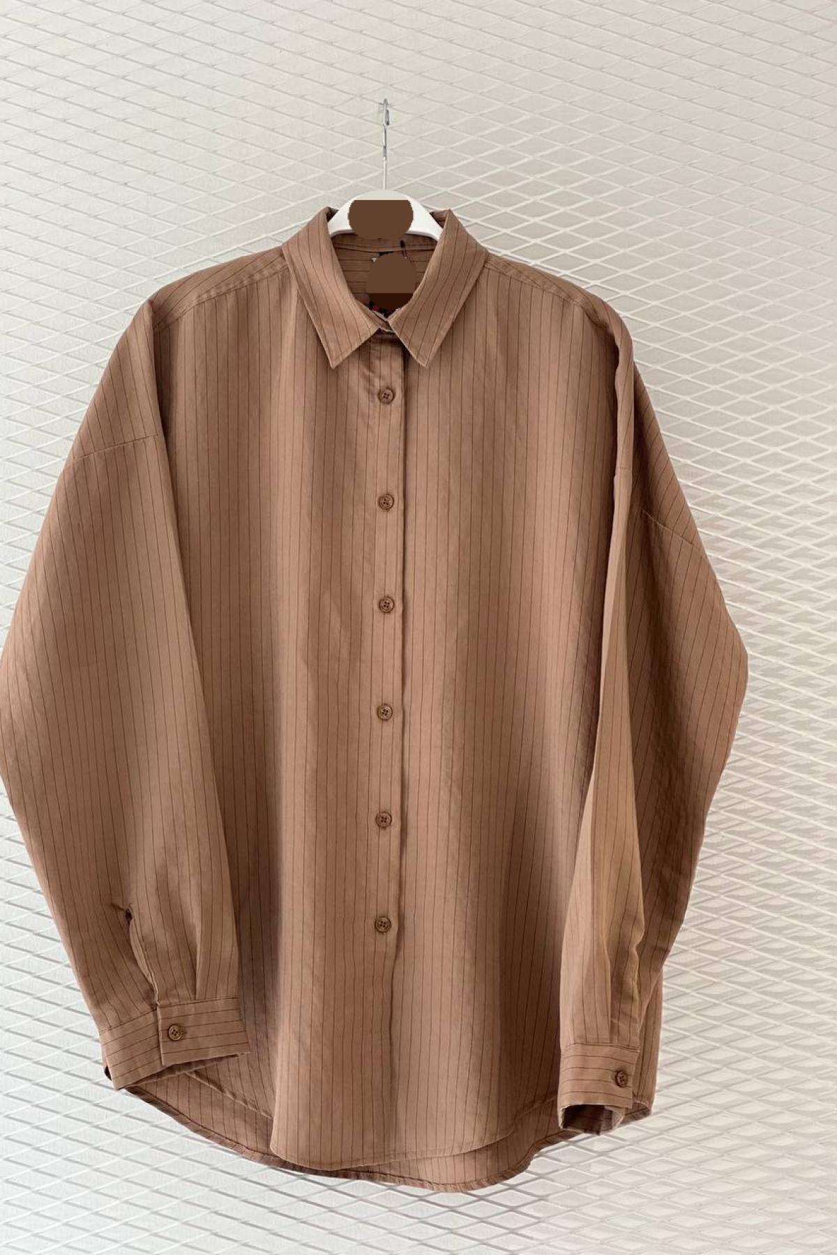 Wholesale Women Brown Shirt 735892