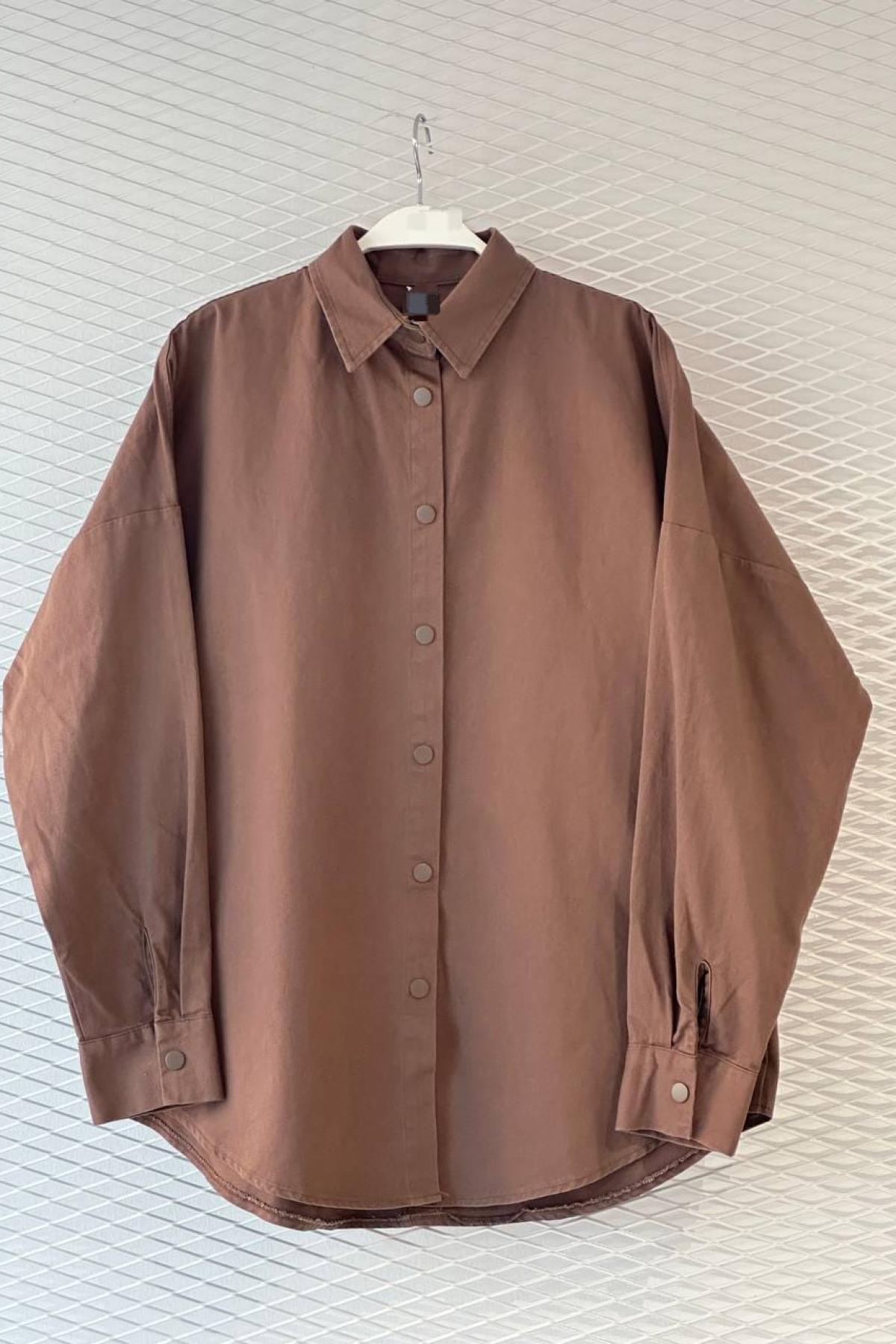 Wholesale Women Brown Shirt 719904