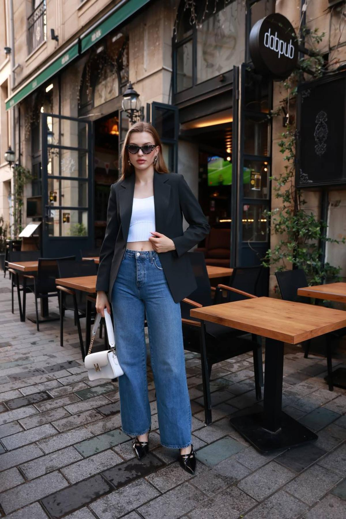 Wholesale Women Dark Gray Jacket 718339