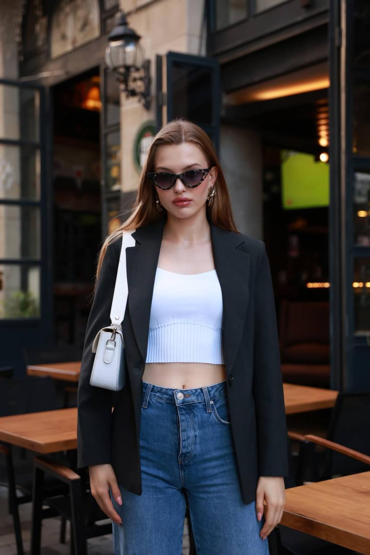 Wholesale Women Dark Gray Jacket 718339