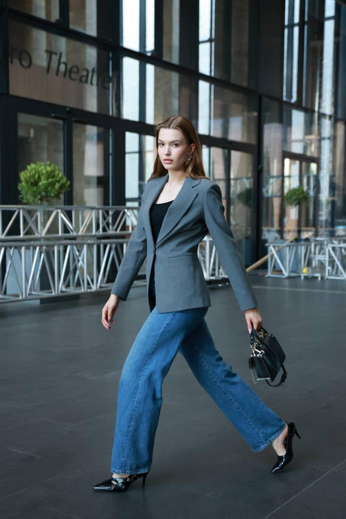 Wholesale Women Gray Jacket 718340