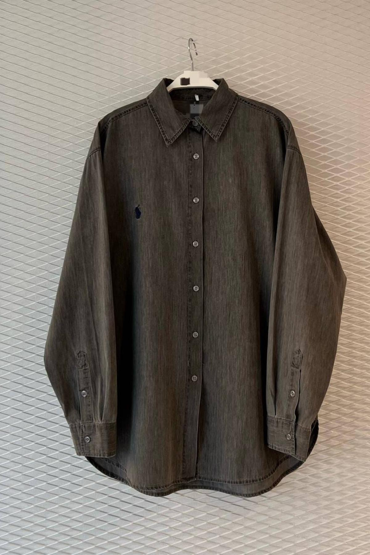 Wholesale Women Gray Shirt 719907